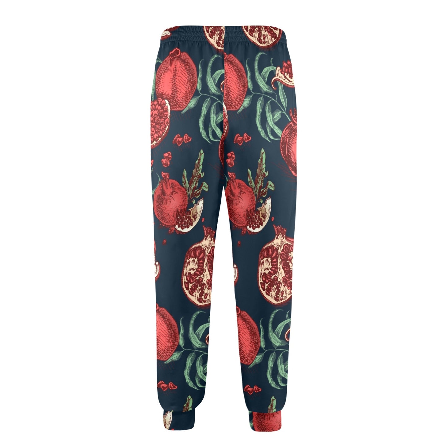 Pomegranate Pattern Print Design PG04 Men's Casual Track Pants