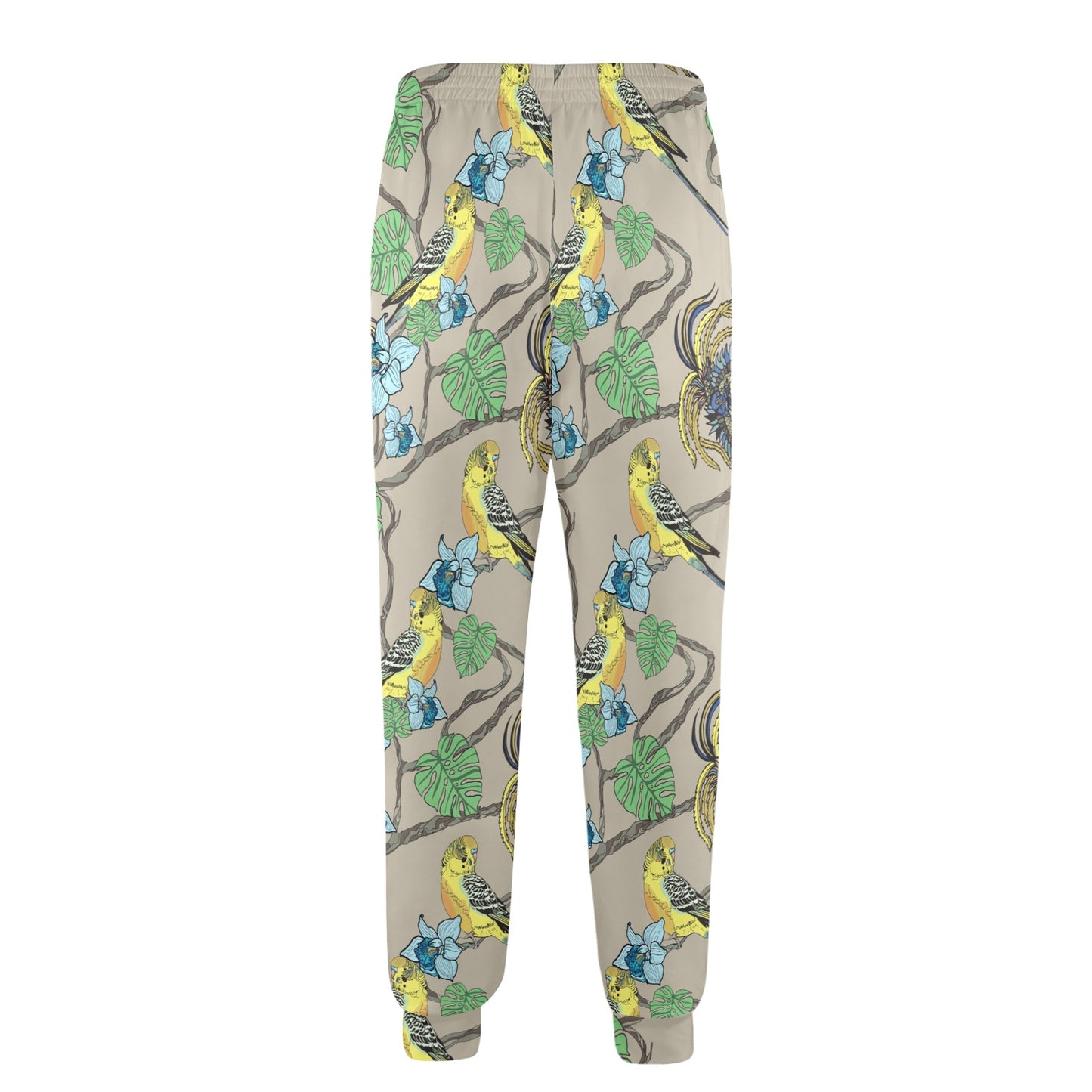 Parakeet Pattern Print Design A02 Men's Casual Track Pants