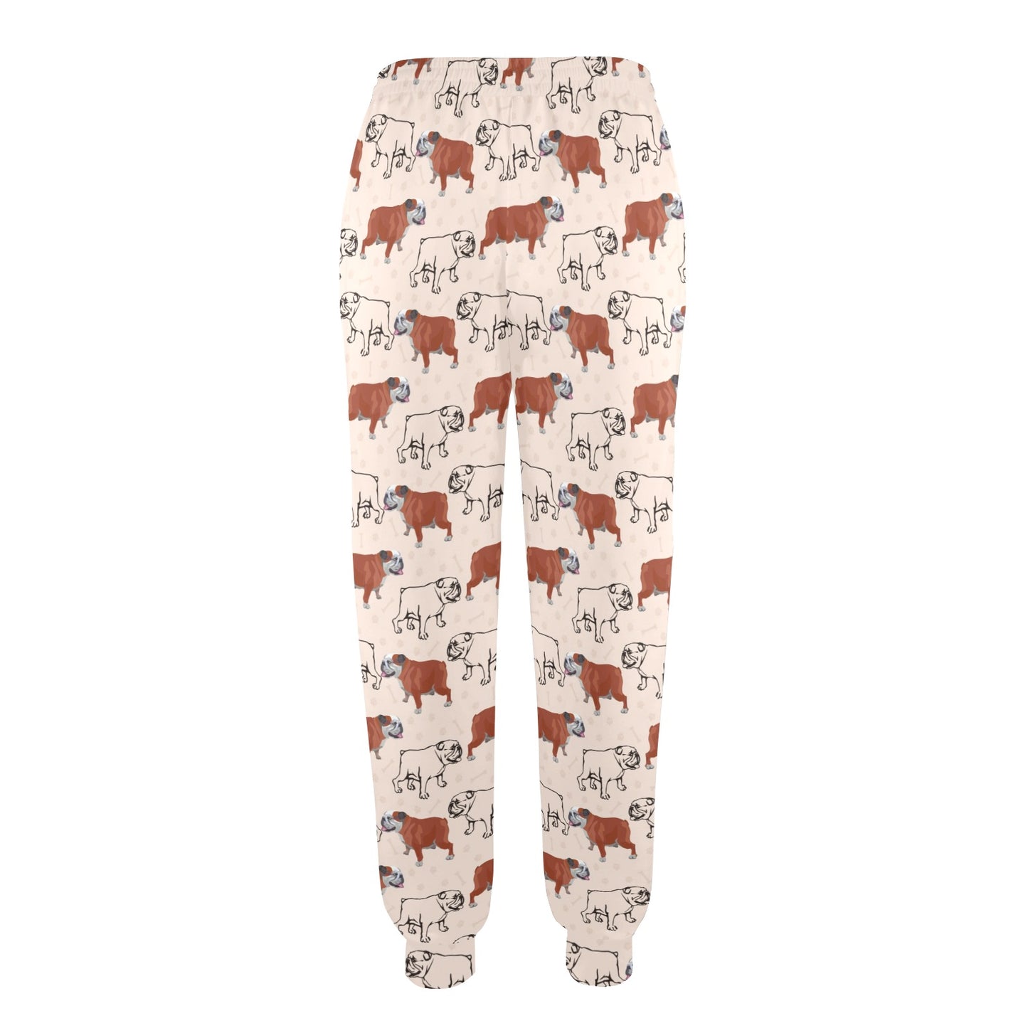 Bulldogs Pattern Print Design 04 Women's Casual Track Pants