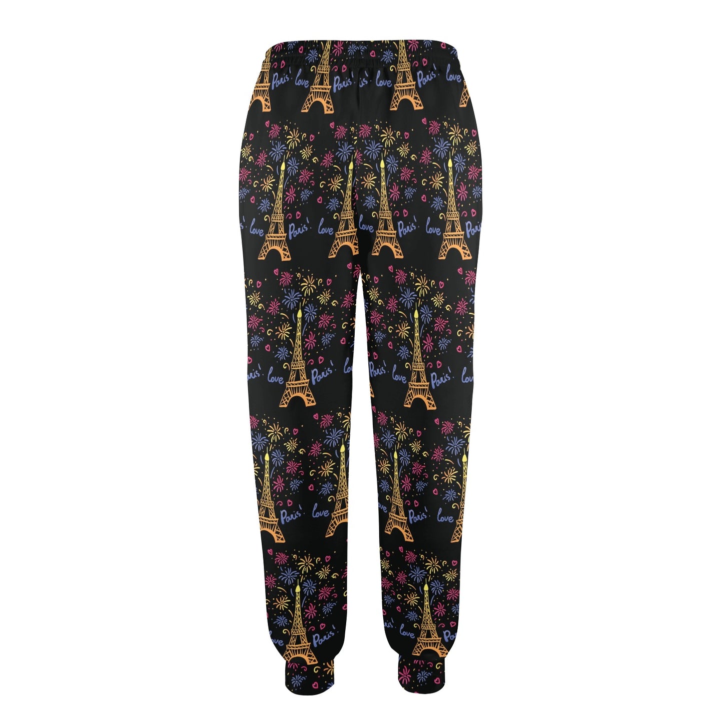eiffel tower love Design Print Pattern JJ0181 Women's Casual Track Pants