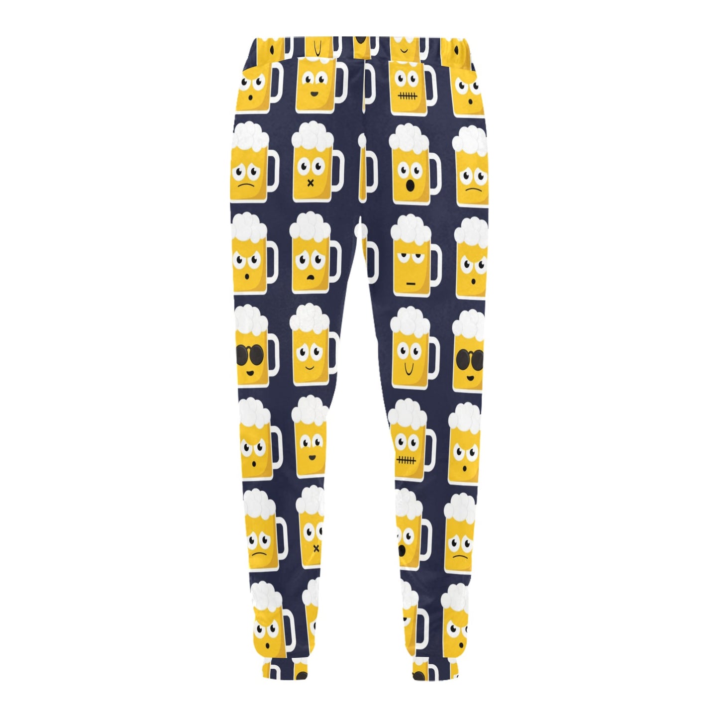 emoji beer Design Print Pattern JJ0121 Men's Sweatpants
