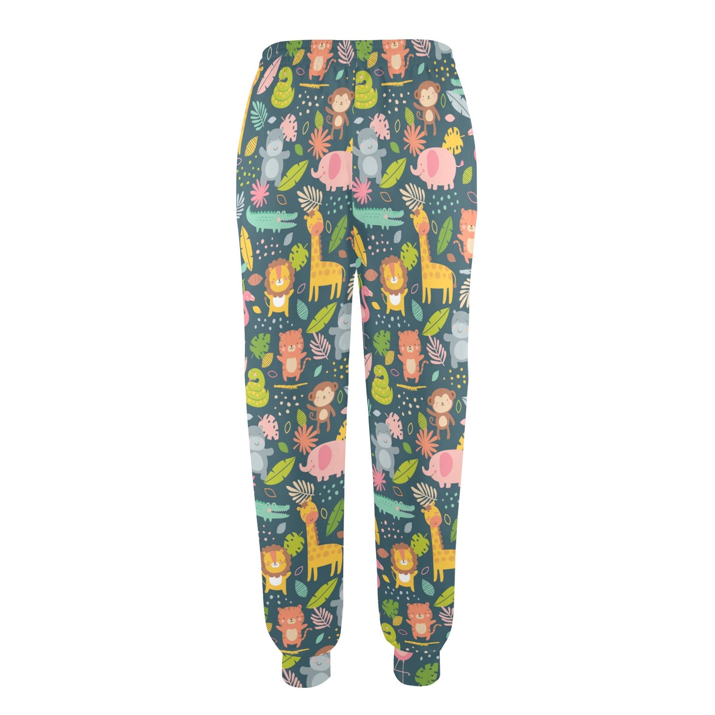 Safari Animal Cartoon Print Design LKS305 Women's Casual Track Pants