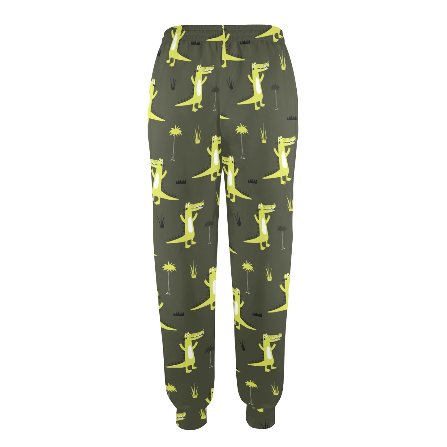 Alligator Pattern Print Design 05 Women's Casual Track Pants