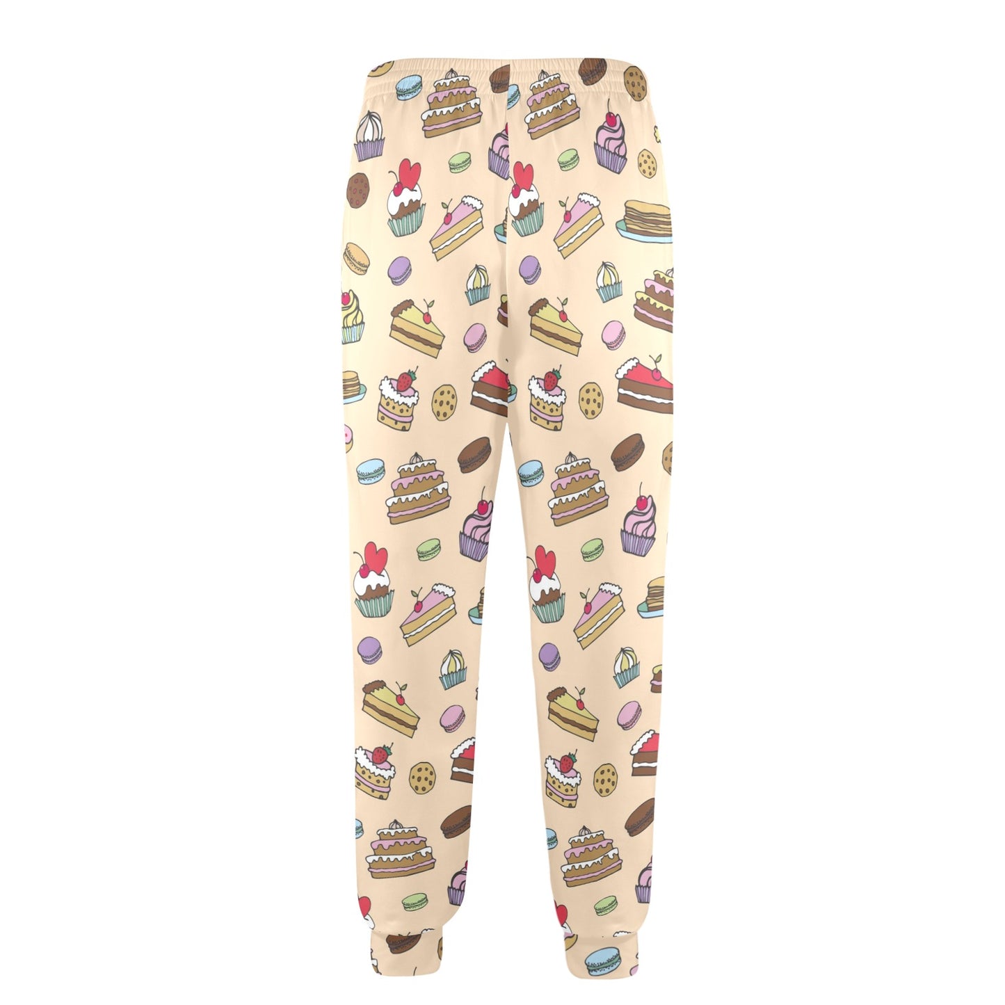 Cake Pattern Print Design 03 Men's Casual Track Pants