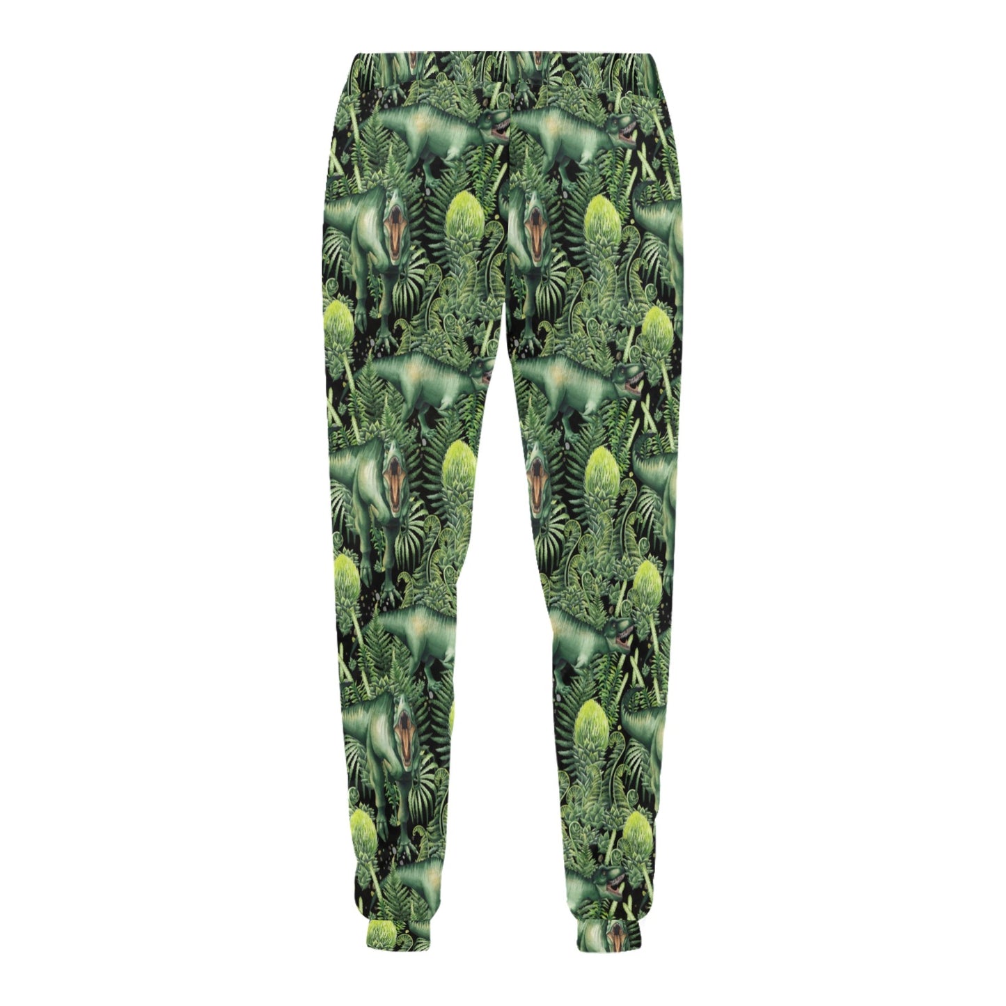 Dinosaur T Rex Print Pattern Men's Sweatpants