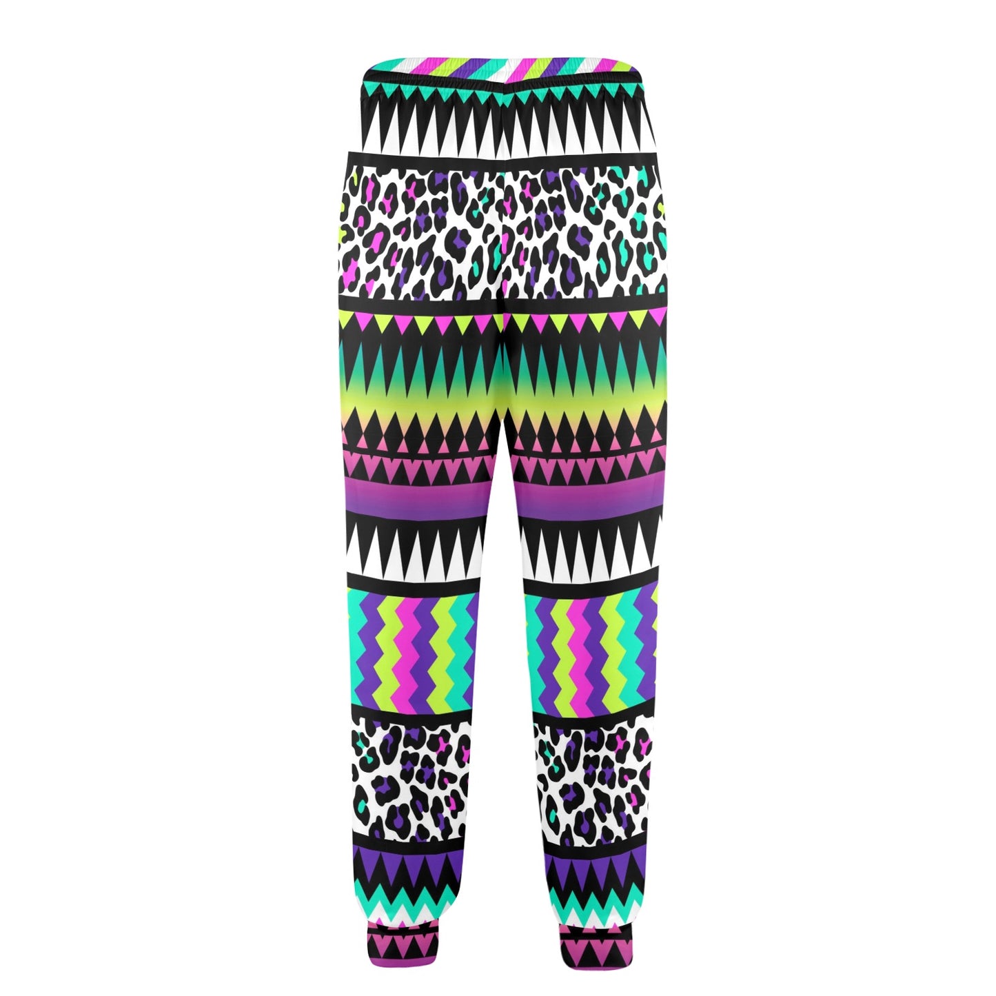 Animal Skin Aztec Rainbow Men's Casual Track Pants