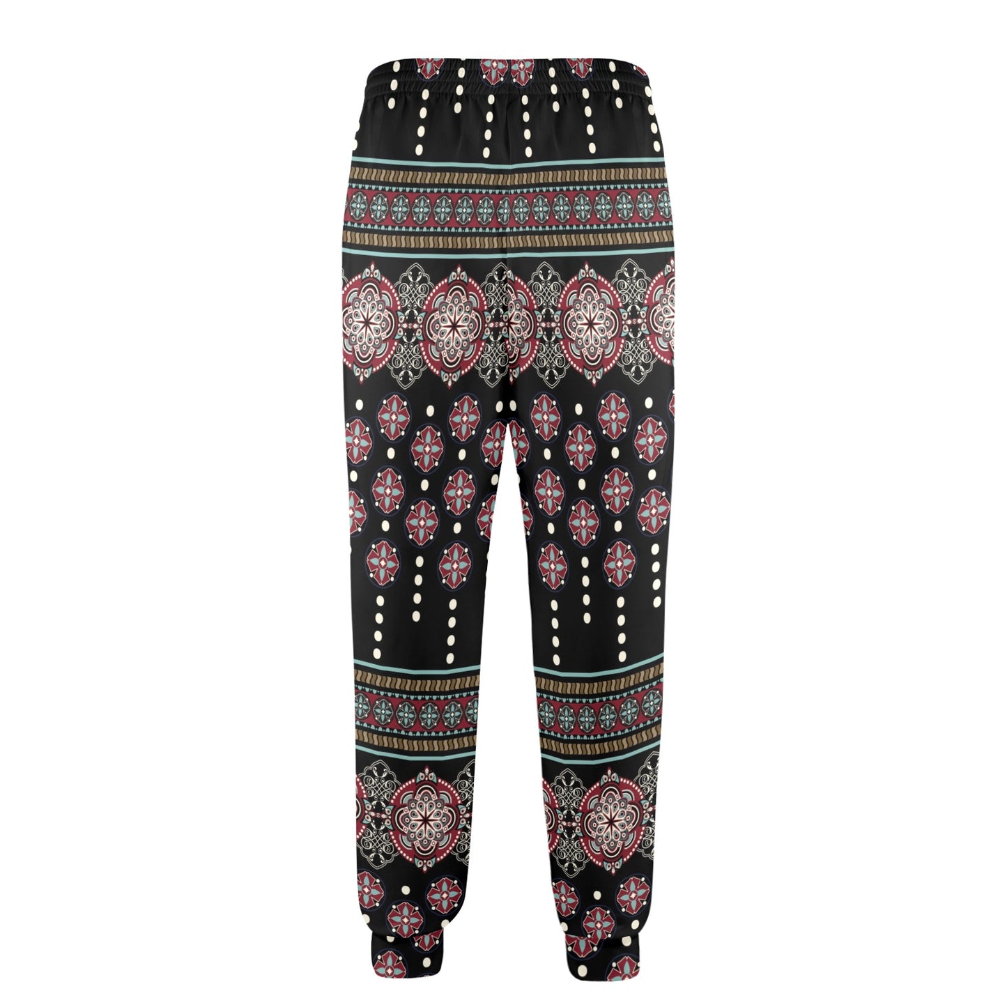 Ethnic Dot Style Print Pattern Men's Casual Track Pants