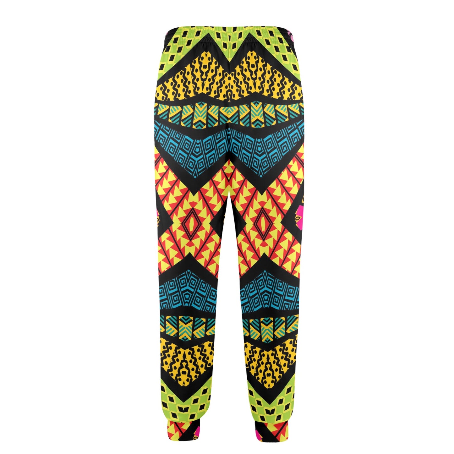 Kaleidoscope Pattern Print Design 05 Men's Casual Track Pants