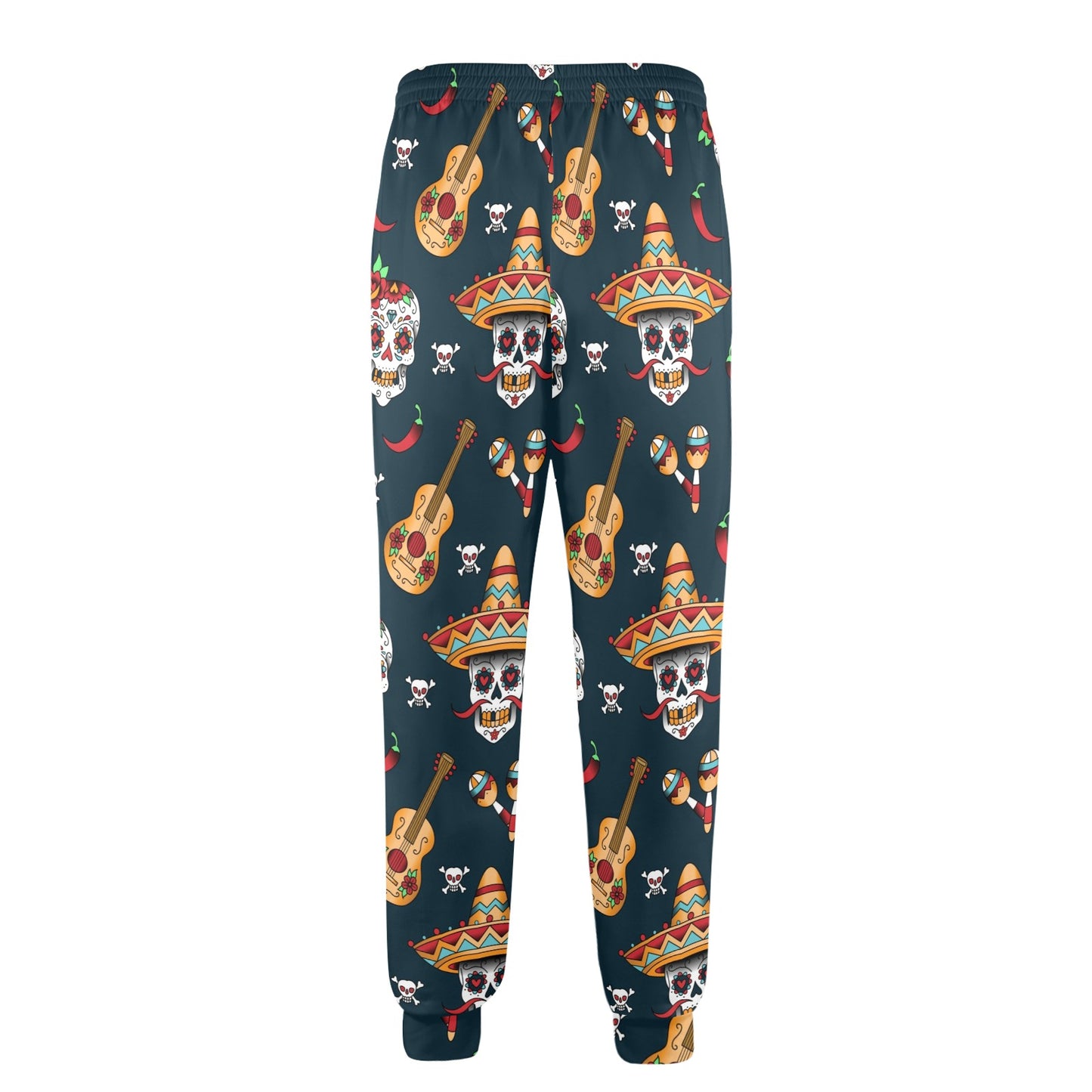 sugar skull Mexican Men's Casual Track Pants