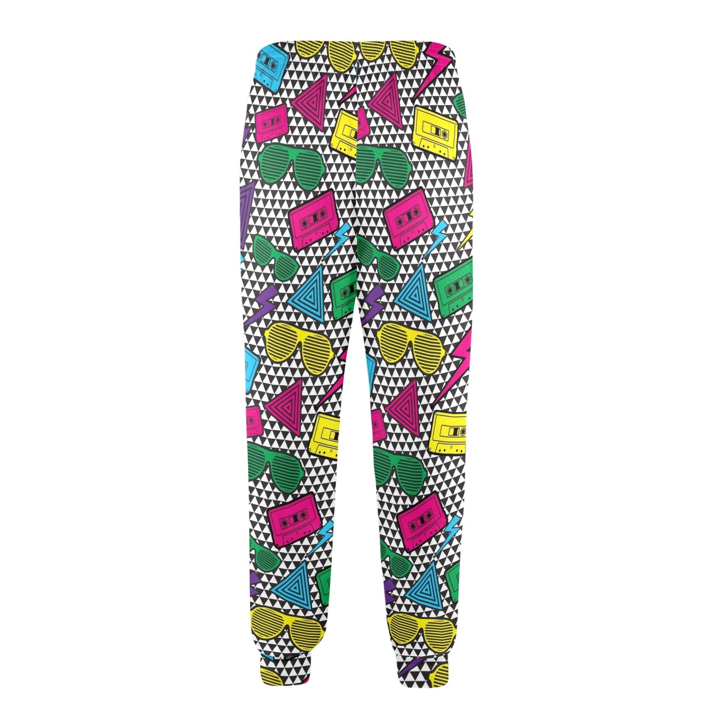 funky Design Print Pattern JJ0235 Men's Casual Track Pants