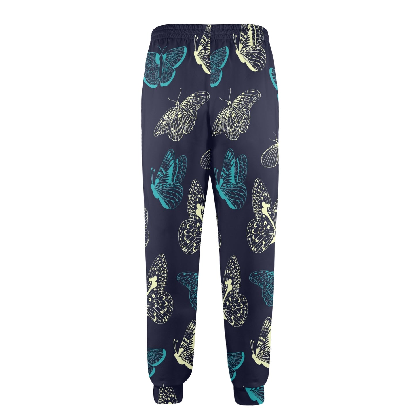 Monarch Butterfly Pattern Print Design 01 Men's Casual Track Pants