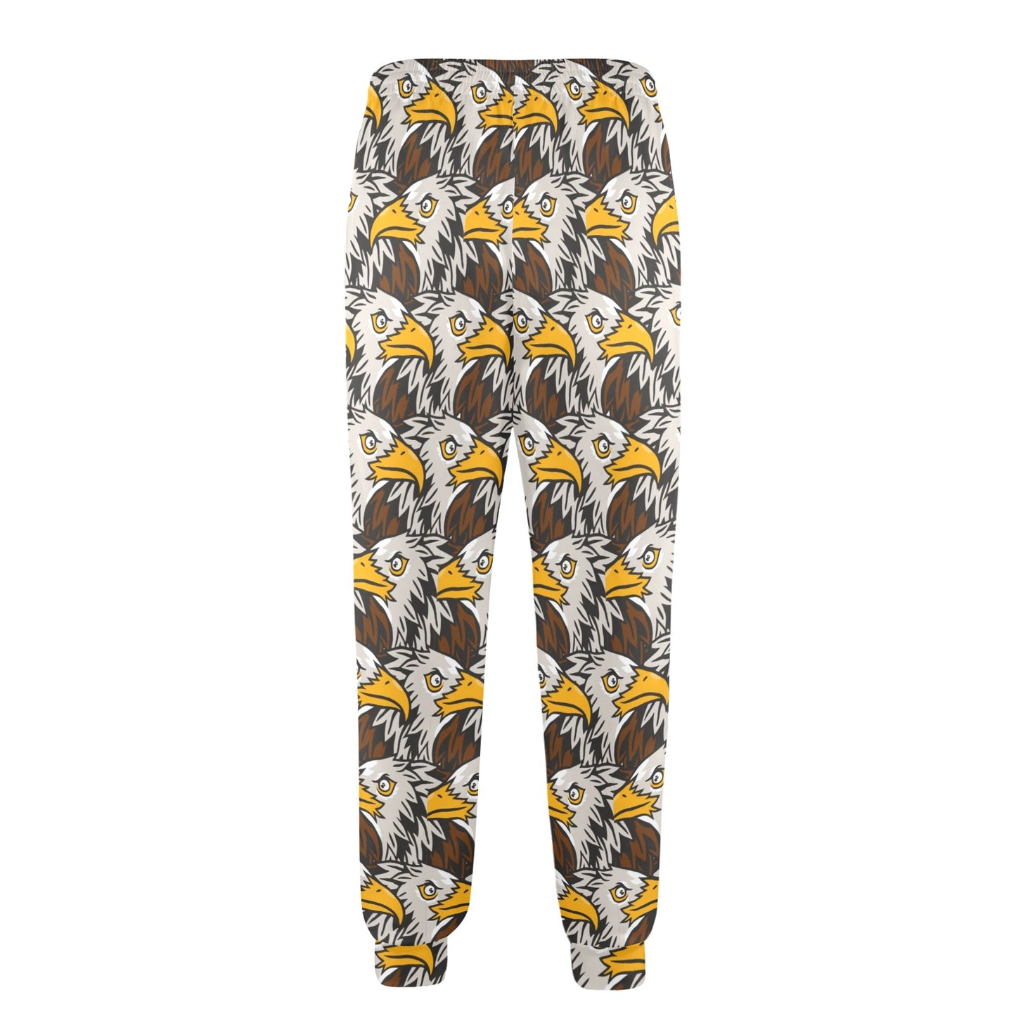Eagles Head Pattern Men's Casual Track Pants