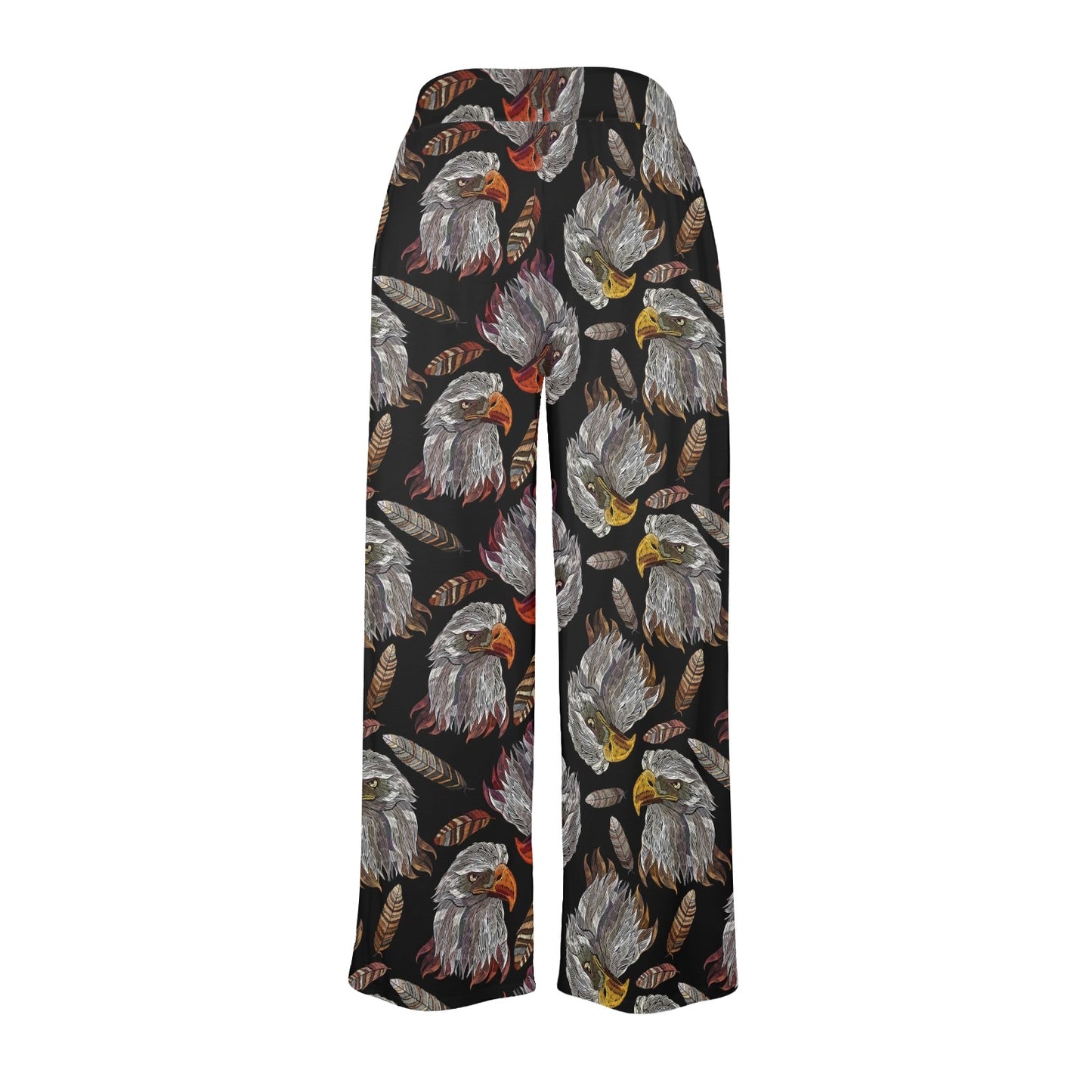 eagles Design Print Pattern JJ0157 Women's Wide Leg Lounge Pants