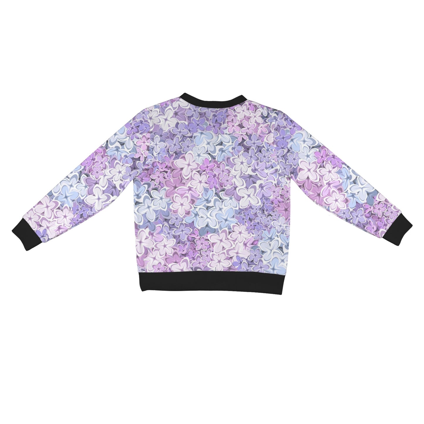 Lilac Pattern Print Design LI01 Women's Cardigan