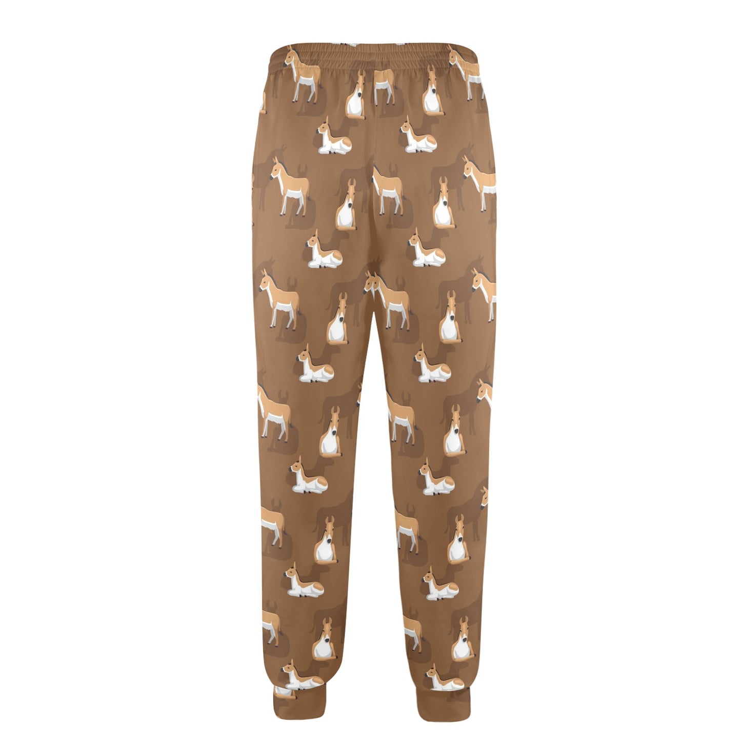 Donkey Print Design LKS401 Men's Casual Track Pants