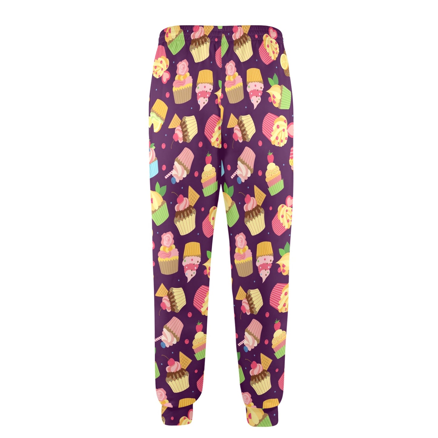 Cupcake Pattern Print Design 05 Men's Casual Track Pants