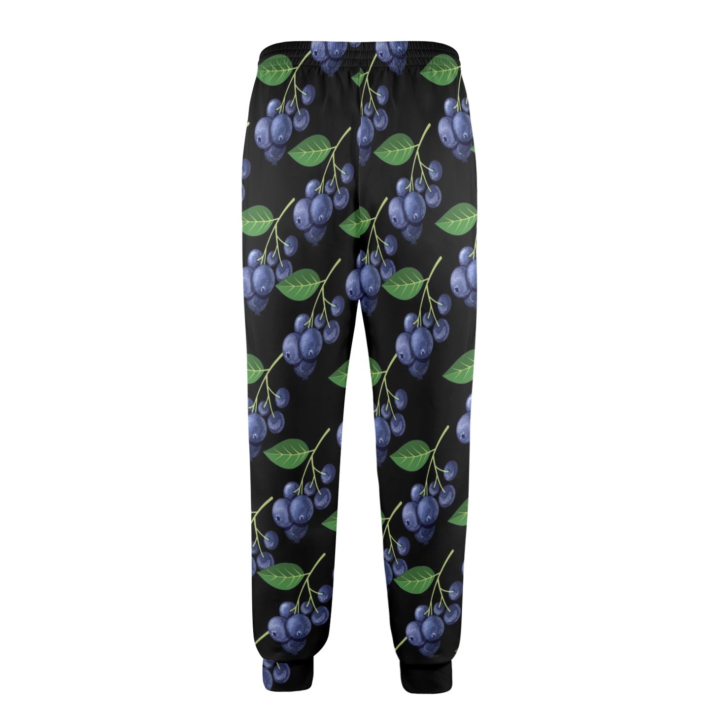 Blueberry Pattern Print Design BB01 Men's Casual Track Pants