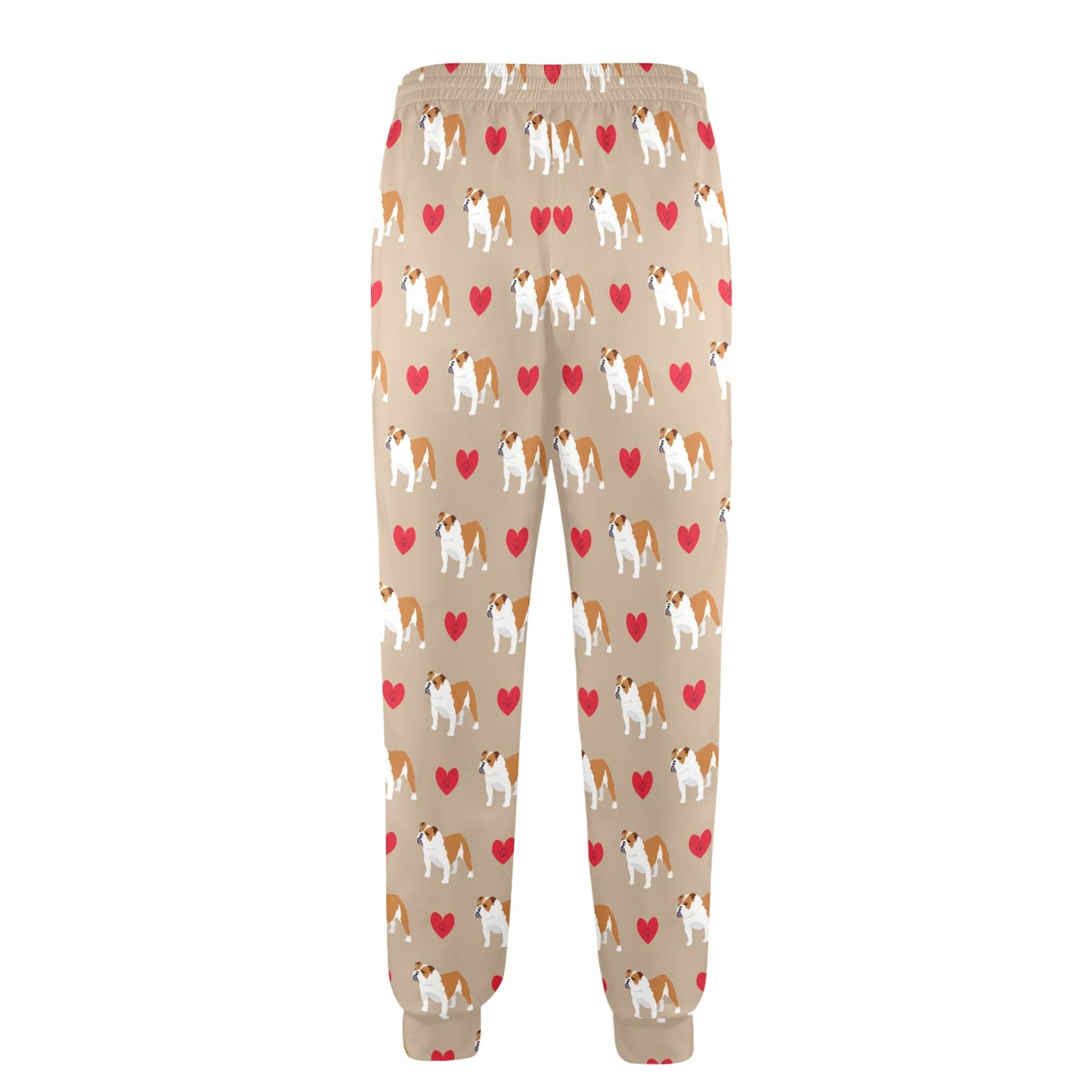 Bulldogs Pattern Print Design 02 Men's Casual Track Pants