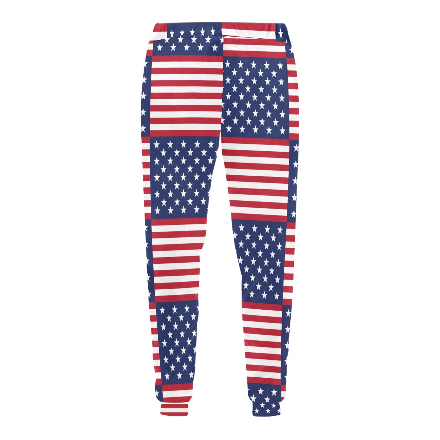 Patriotic US Flag Pattern Print Design A03 Men's Sweatpants