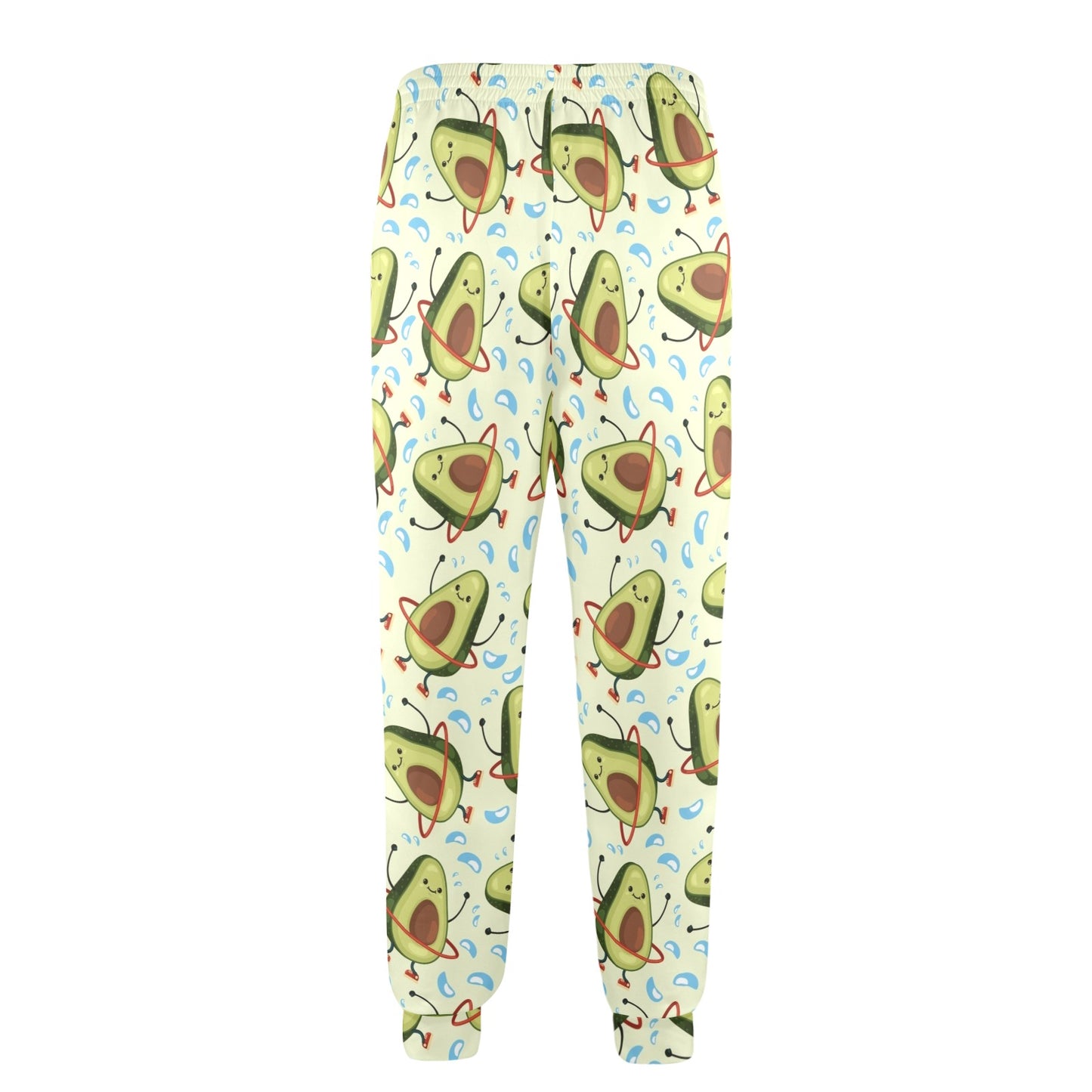 Avocado Pattern Print Design AC02 Men's Casual Track Pants
