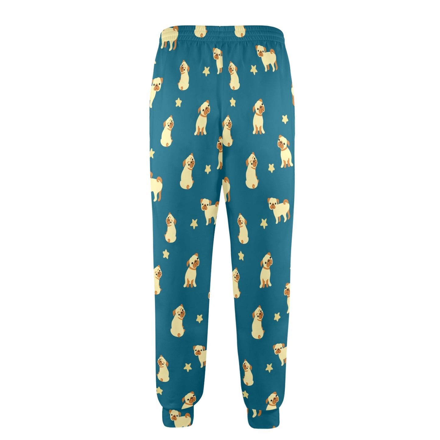 Pug Pattern Print Design A06 Men's Casual Track Pants