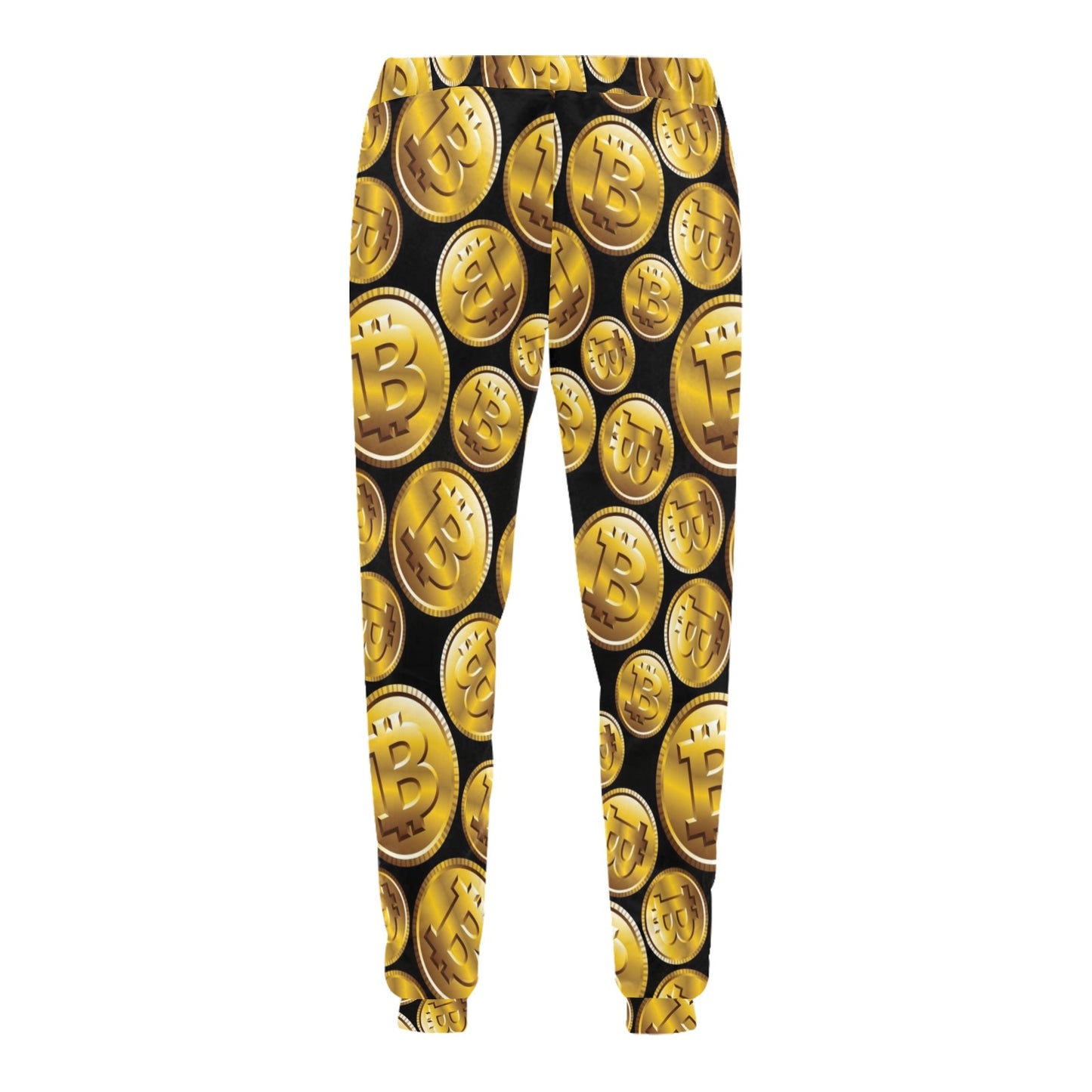 Bitcoin Pattern Print Design DO05 Men's Sweatpants