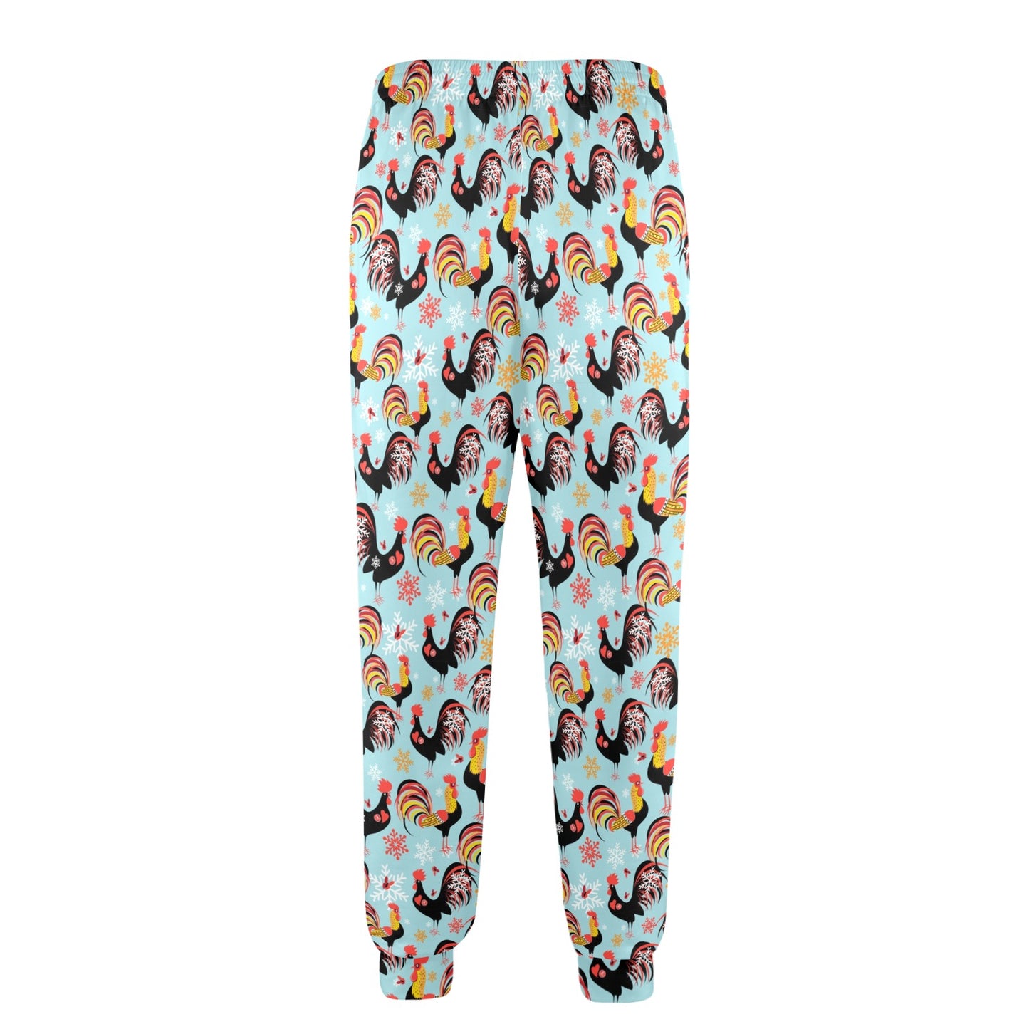 Rooster Themed Design Men's Casual Track Pants