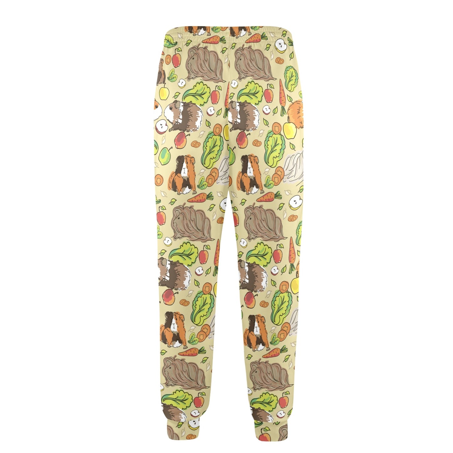 Guinea Pig Pattern Print Design 02 Men's Casual Track Pants
