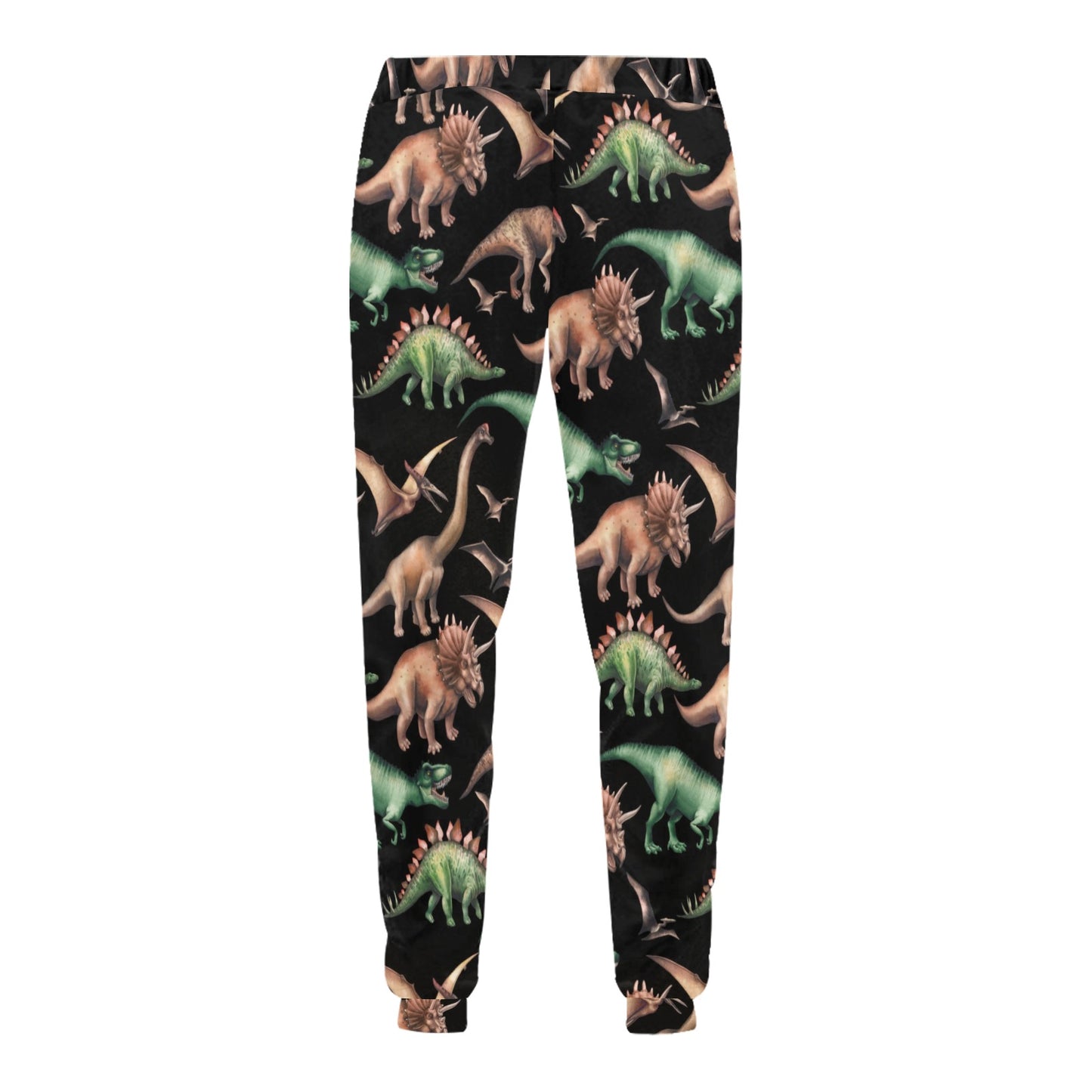 Dinosaur Print Pattern Men's Sweatpants