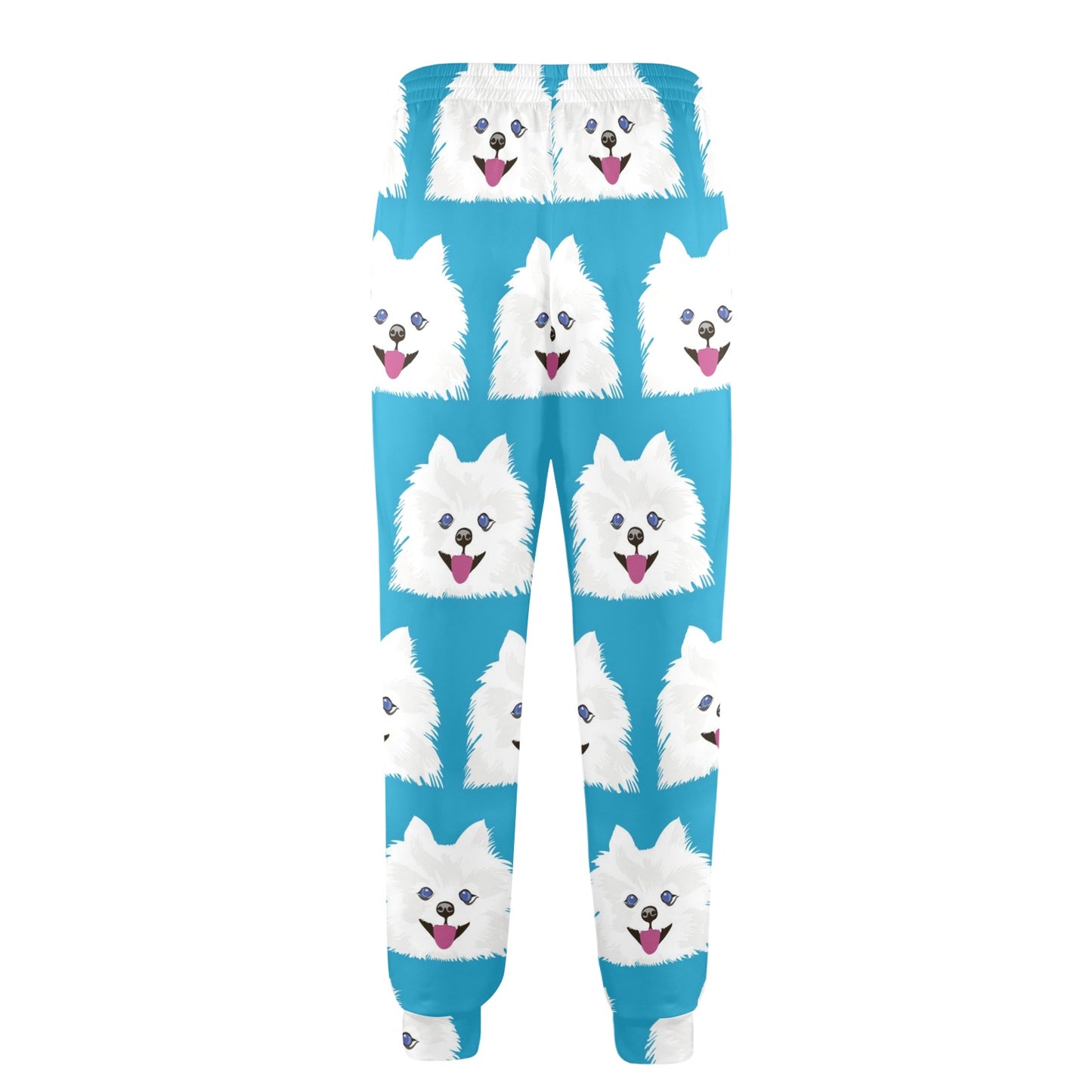 Pomeranians Pattern Print Design A05 Men's Casual Track Pants