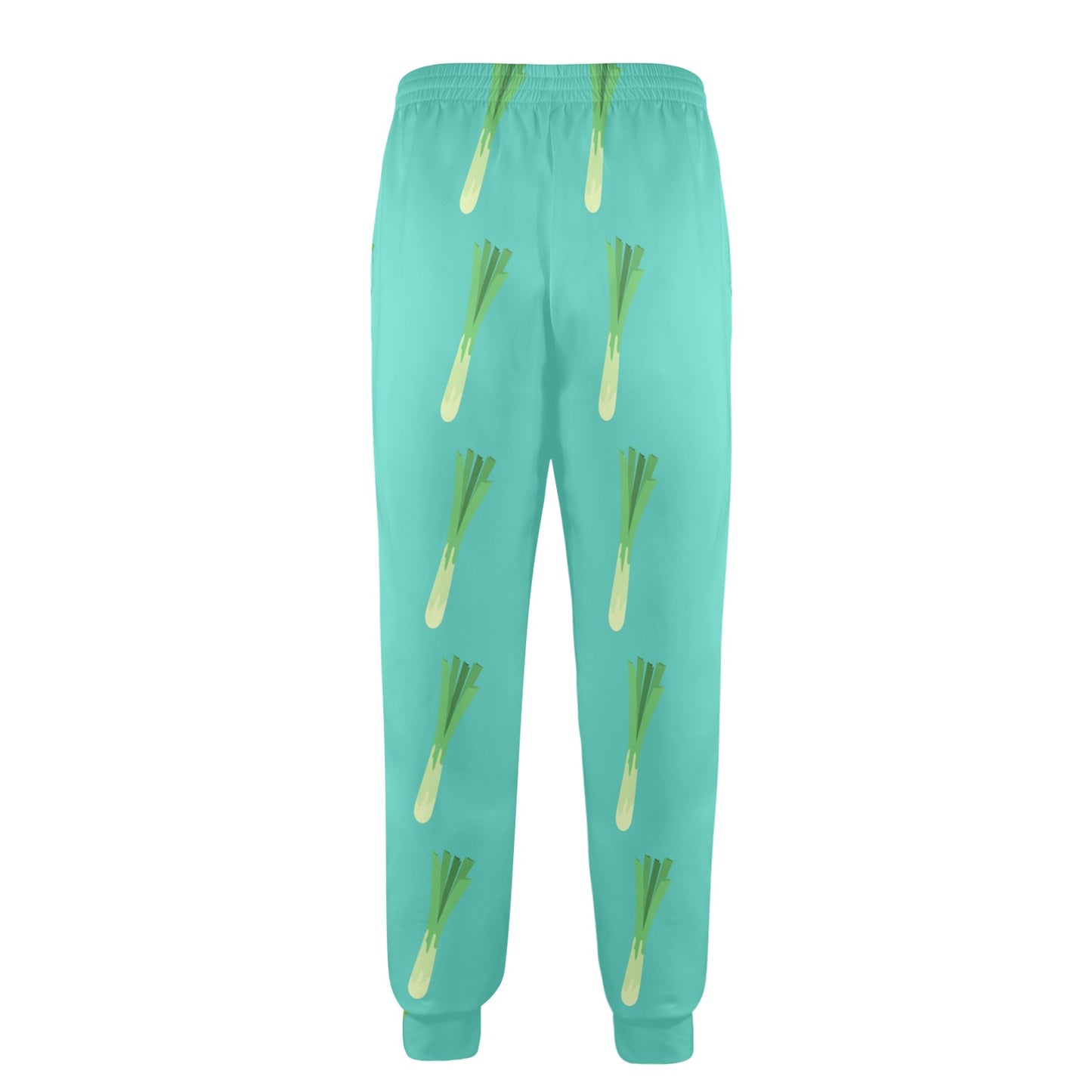 Leek Pattern Print Design 01 Men's Casual Track Pants