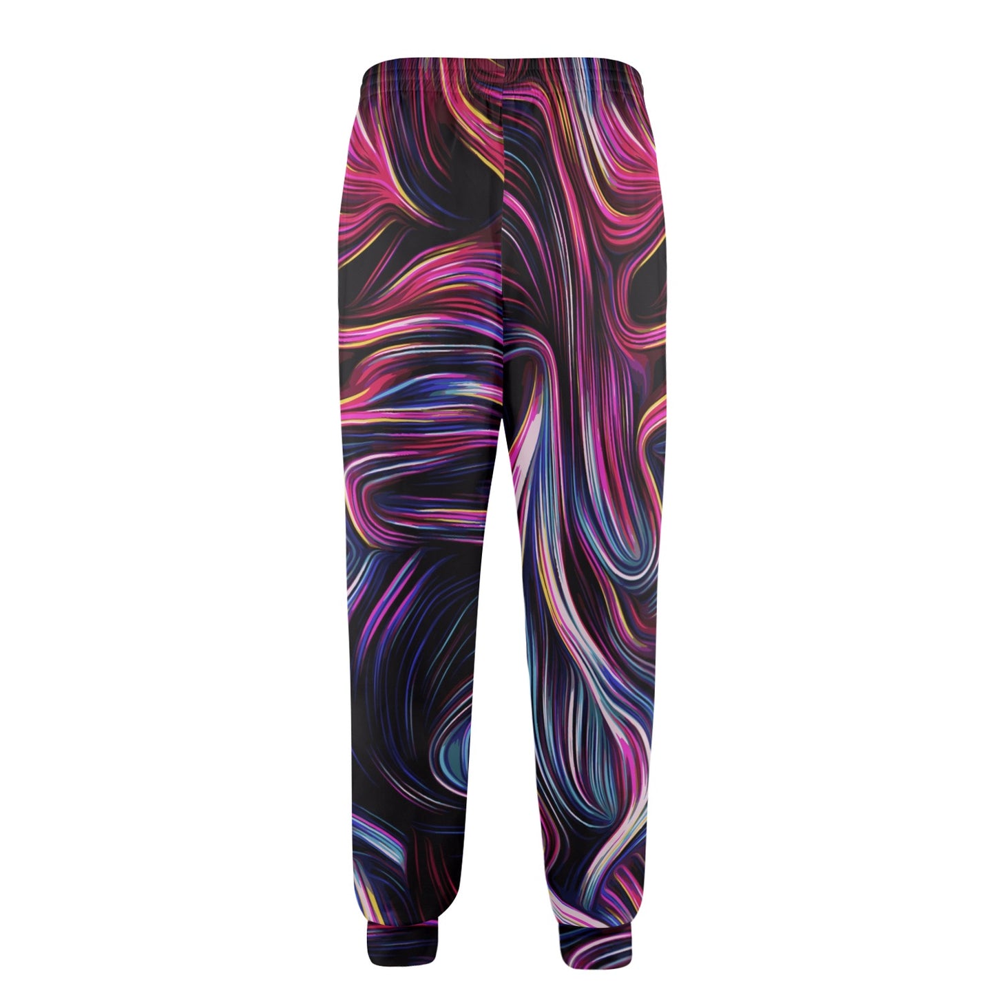 Liquid Pattern Print Design 01 Men's Casual Track Pants