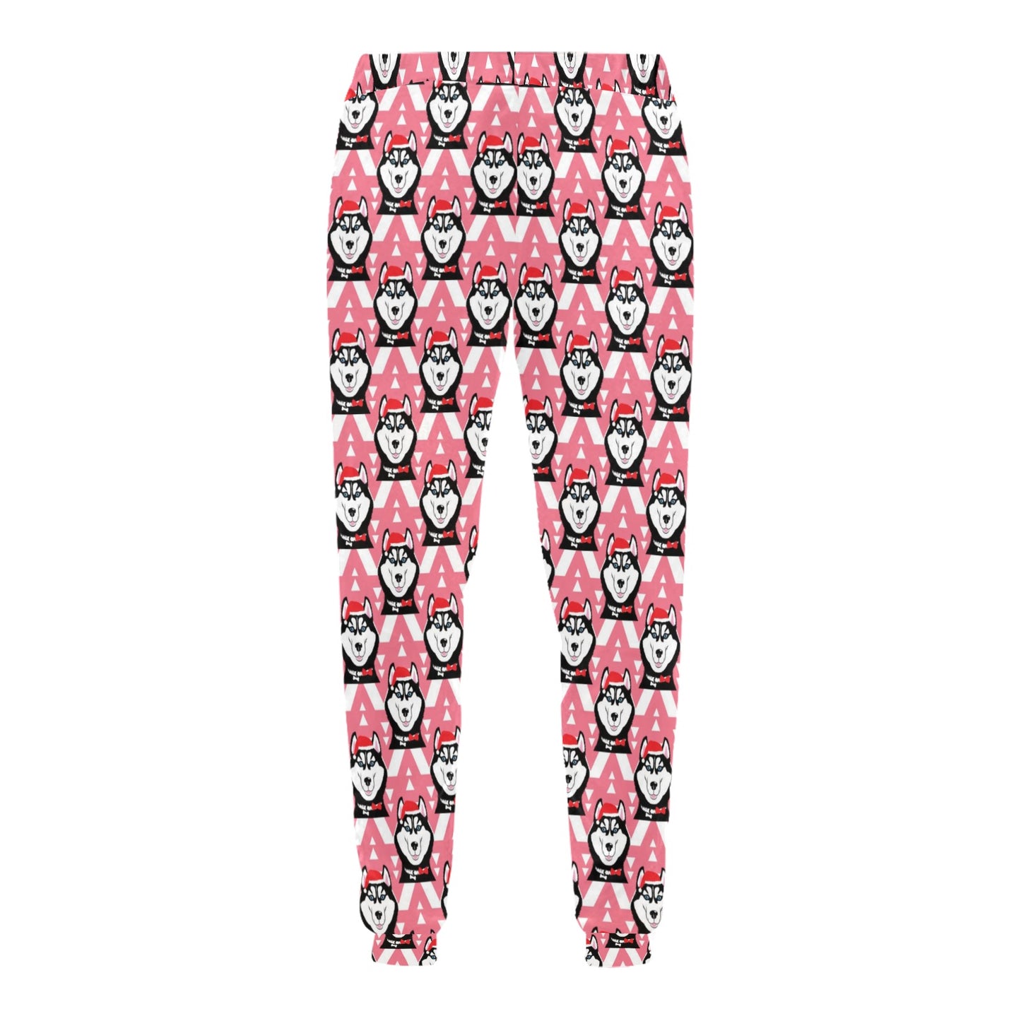 Siberian Huskies Christmas Themed Print Design LKS302 Men's Sweatpants