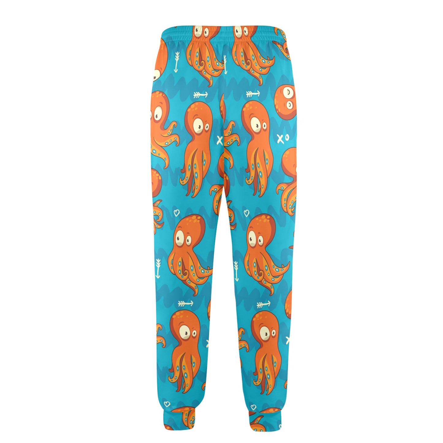 Octopus Pattern Print Design A02 Men's Casual Track Pants