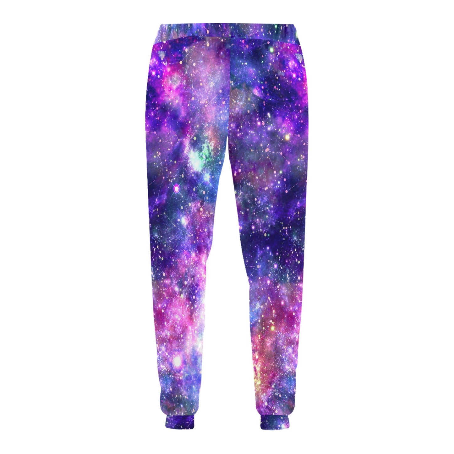 Galaxy Night Stardust Space Print Men's Sweatpants