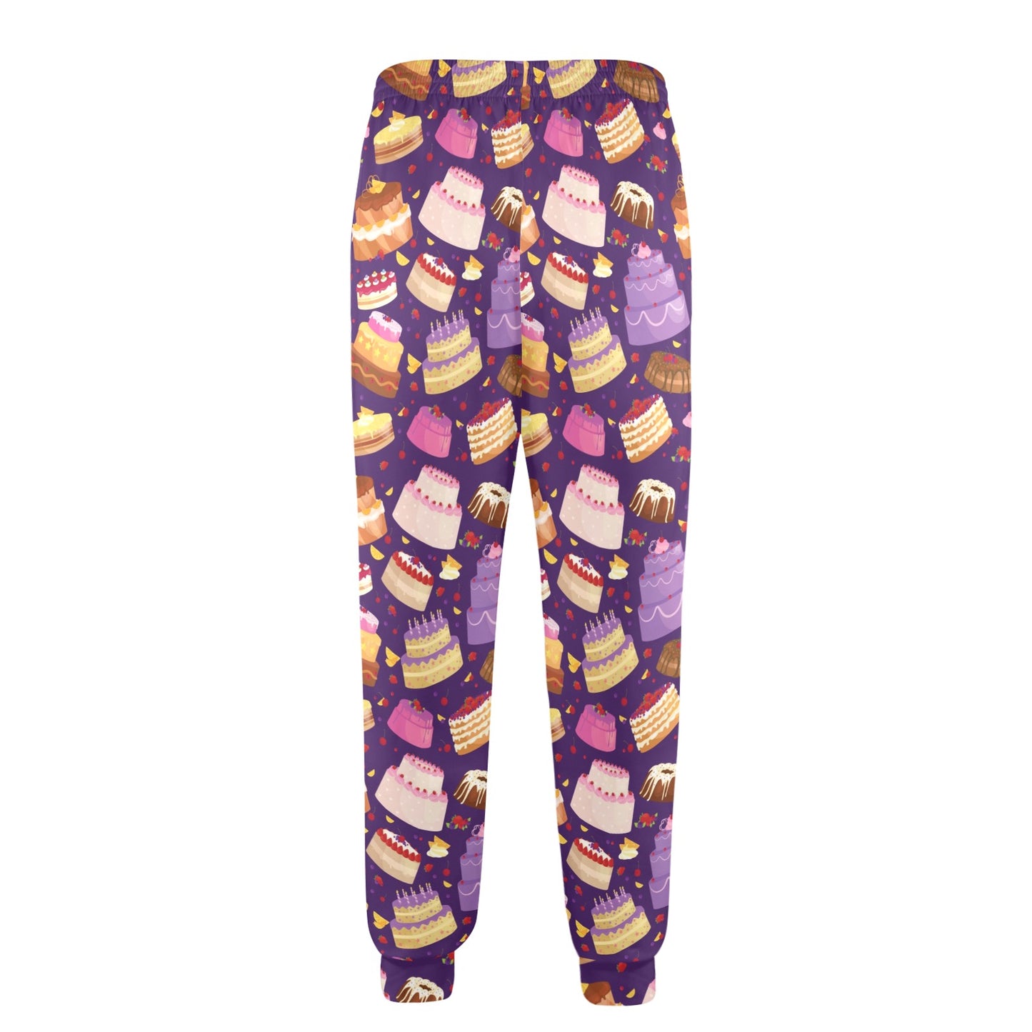 Cake Pattern Print Design 05 Men's Casual Track Pants