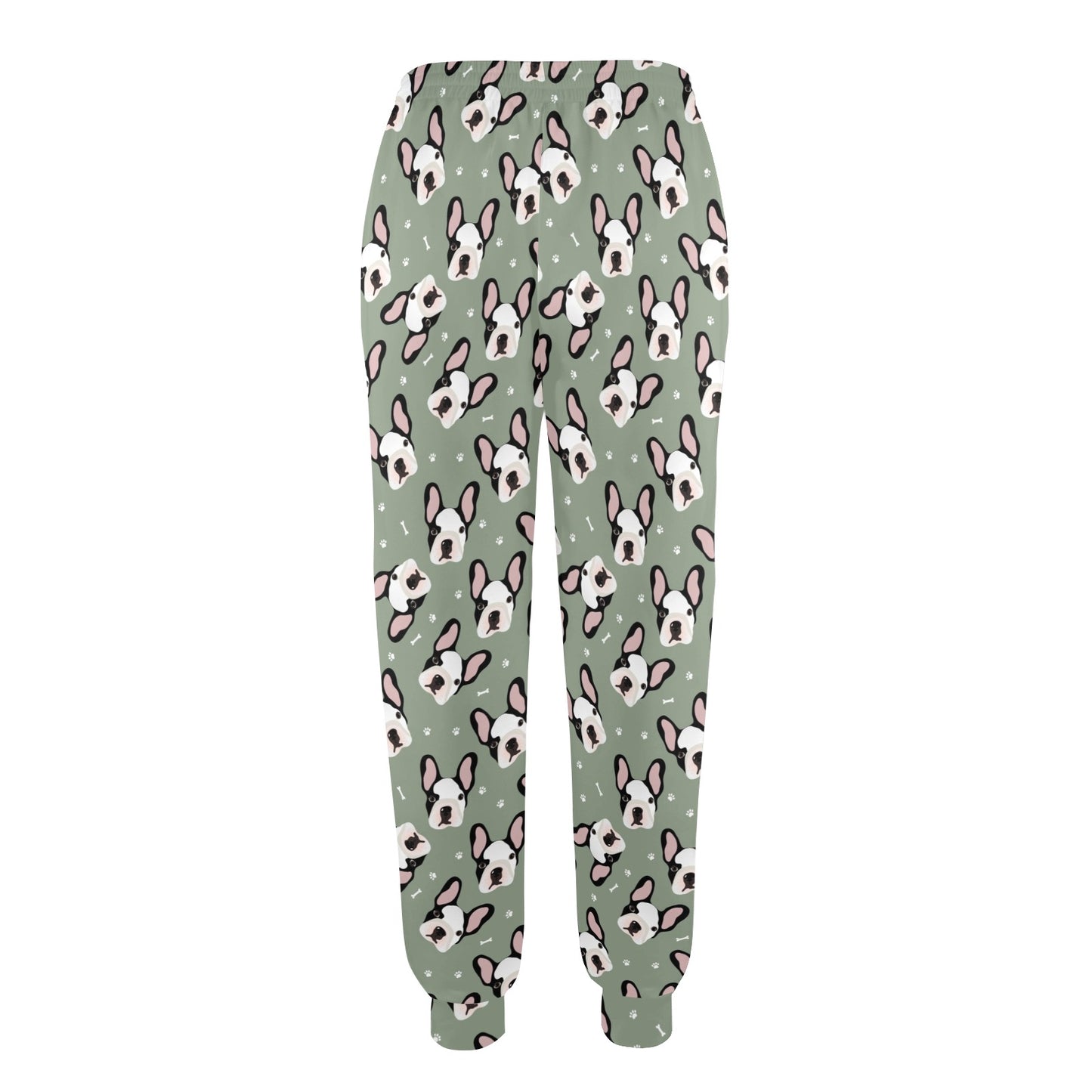 Boston Terrier Pattern Print Design 05 Women's Casual Track Pants