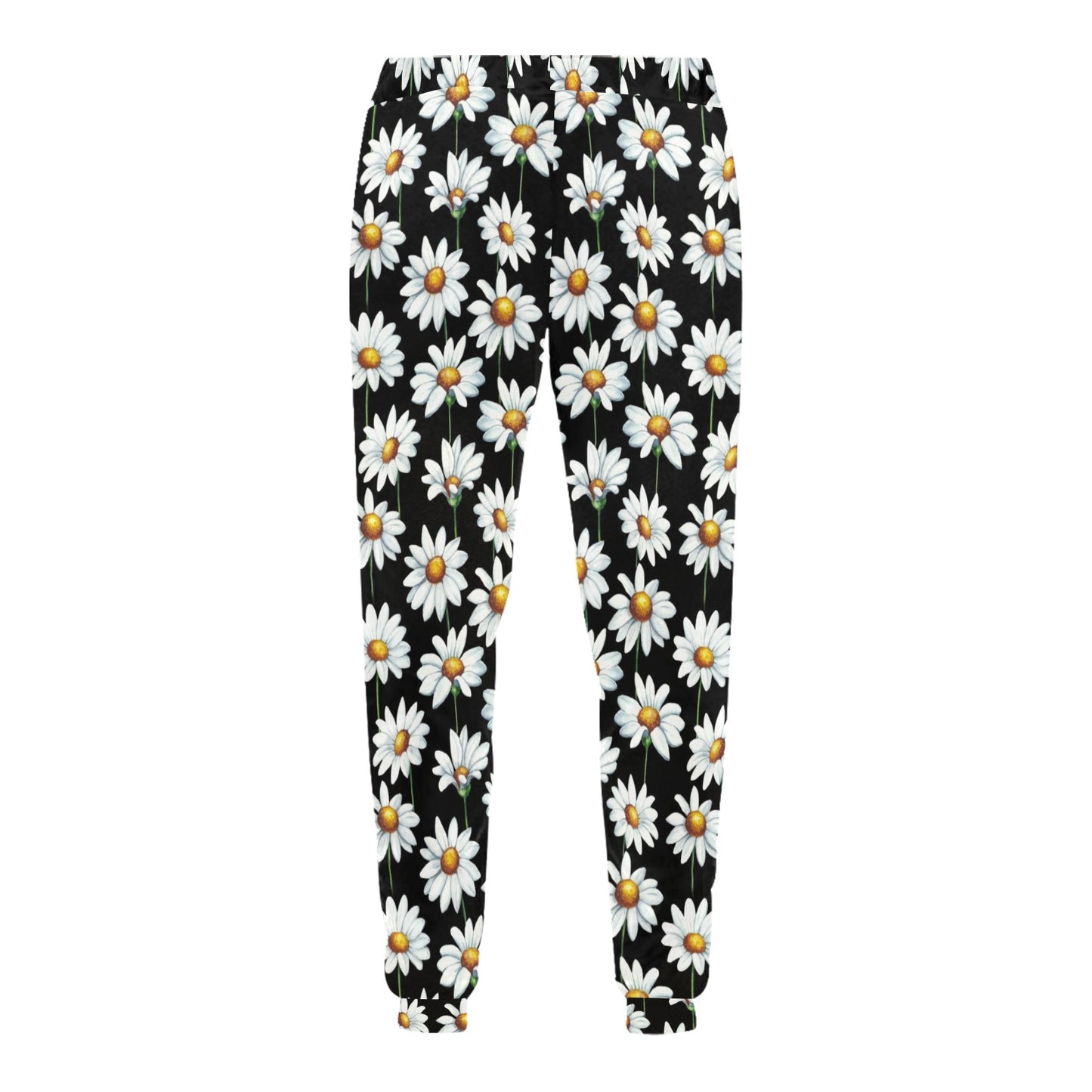 Daisy Print Pattern Men's Sweatpants