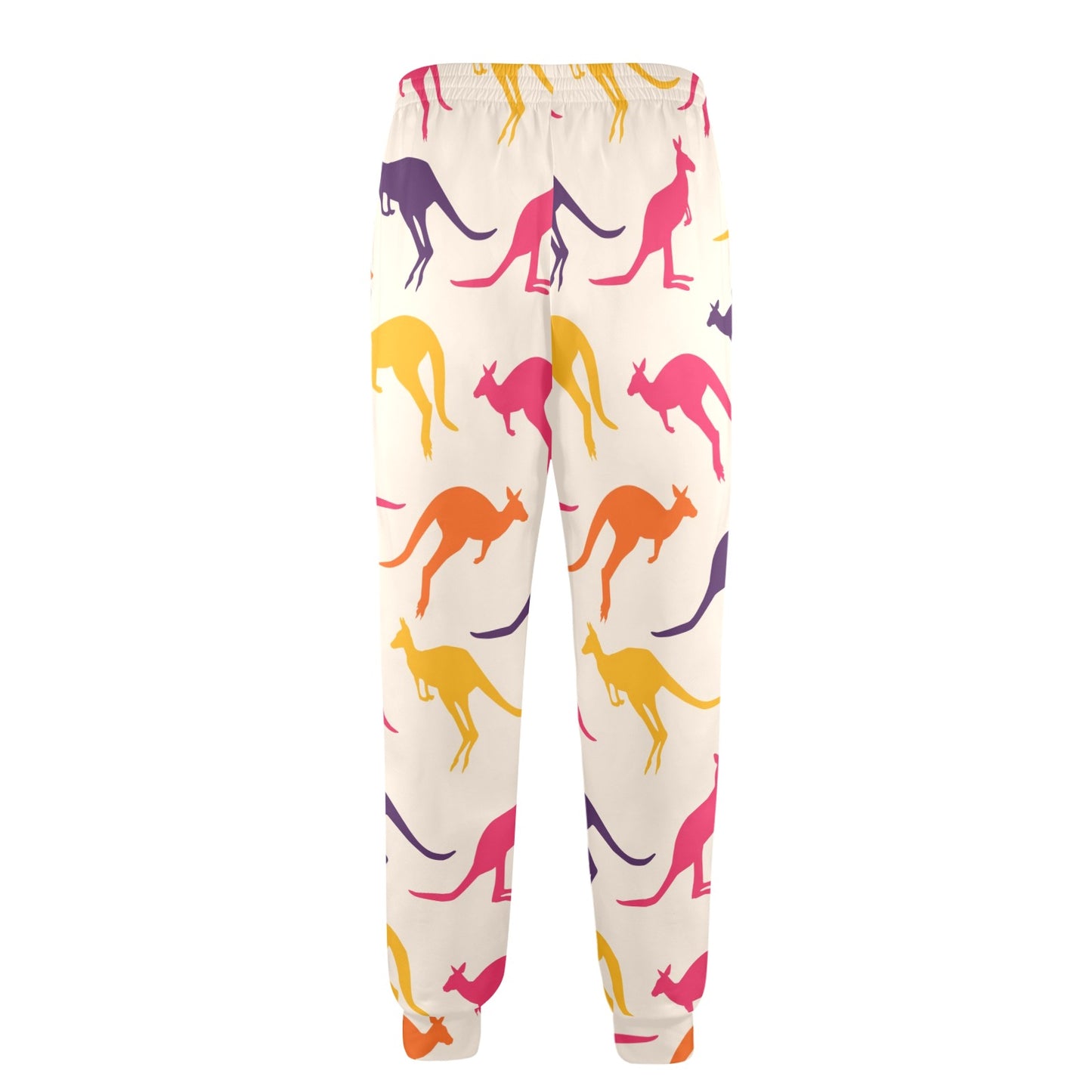 Kangaroos Pattern Print Design 01 Men's Casual Track Pants
