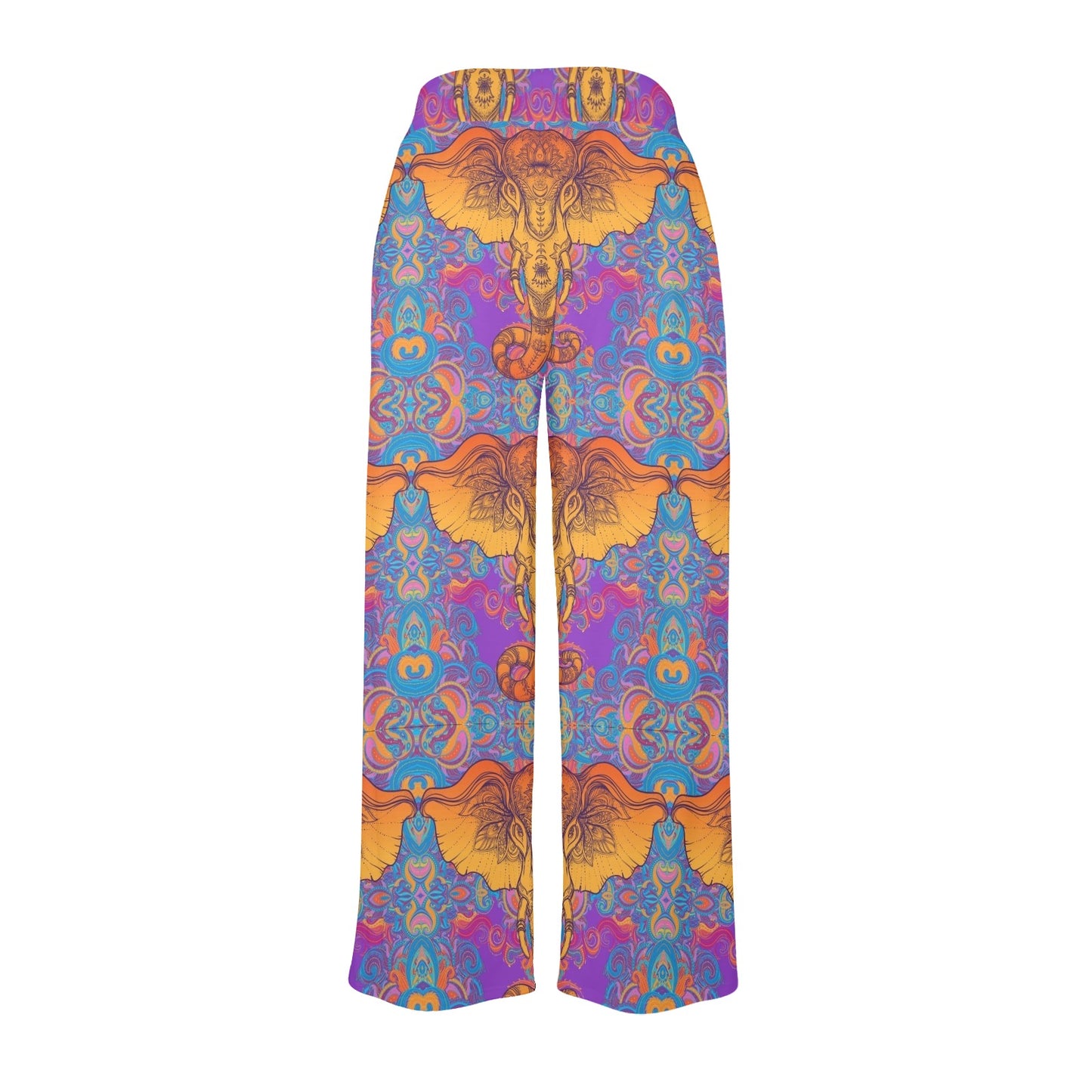 Gold Elephant Indian Women's Wide Leg Lounge Pants