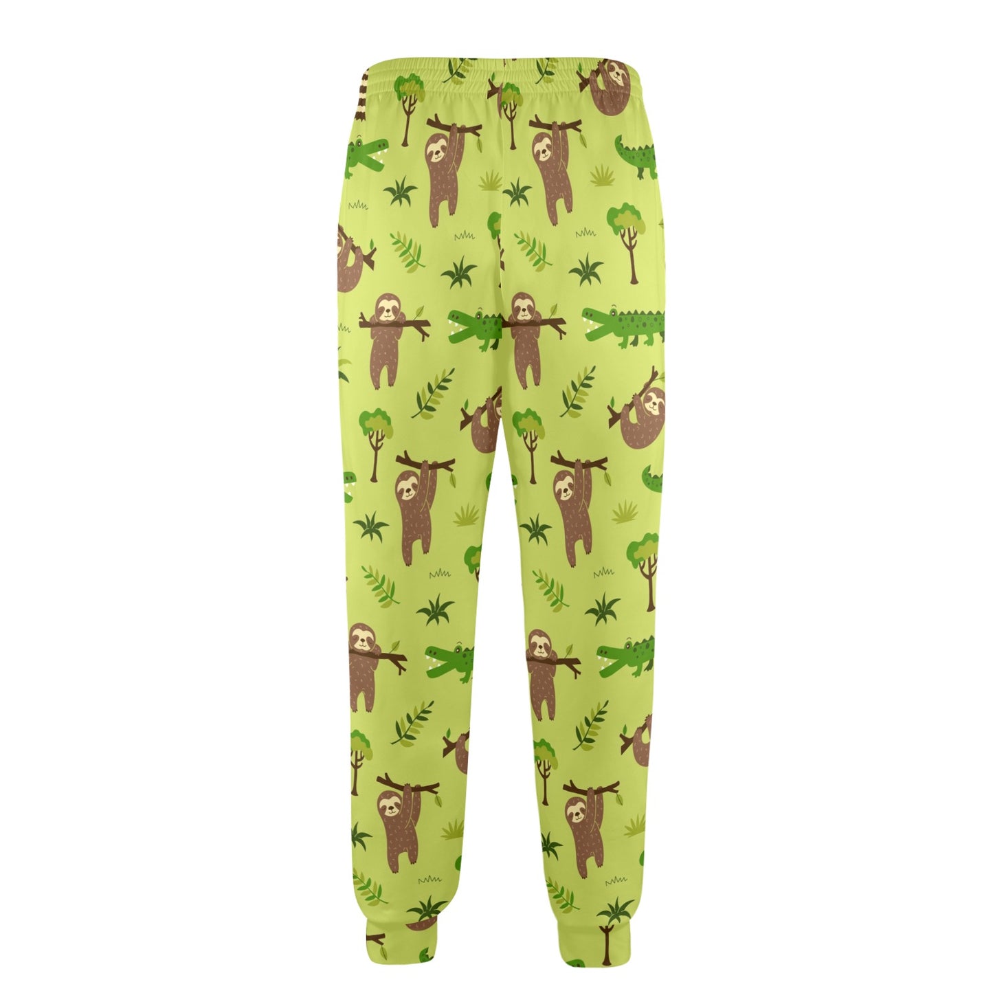 Alligator Pattern Print Design 04 Men's Casual Track Pants