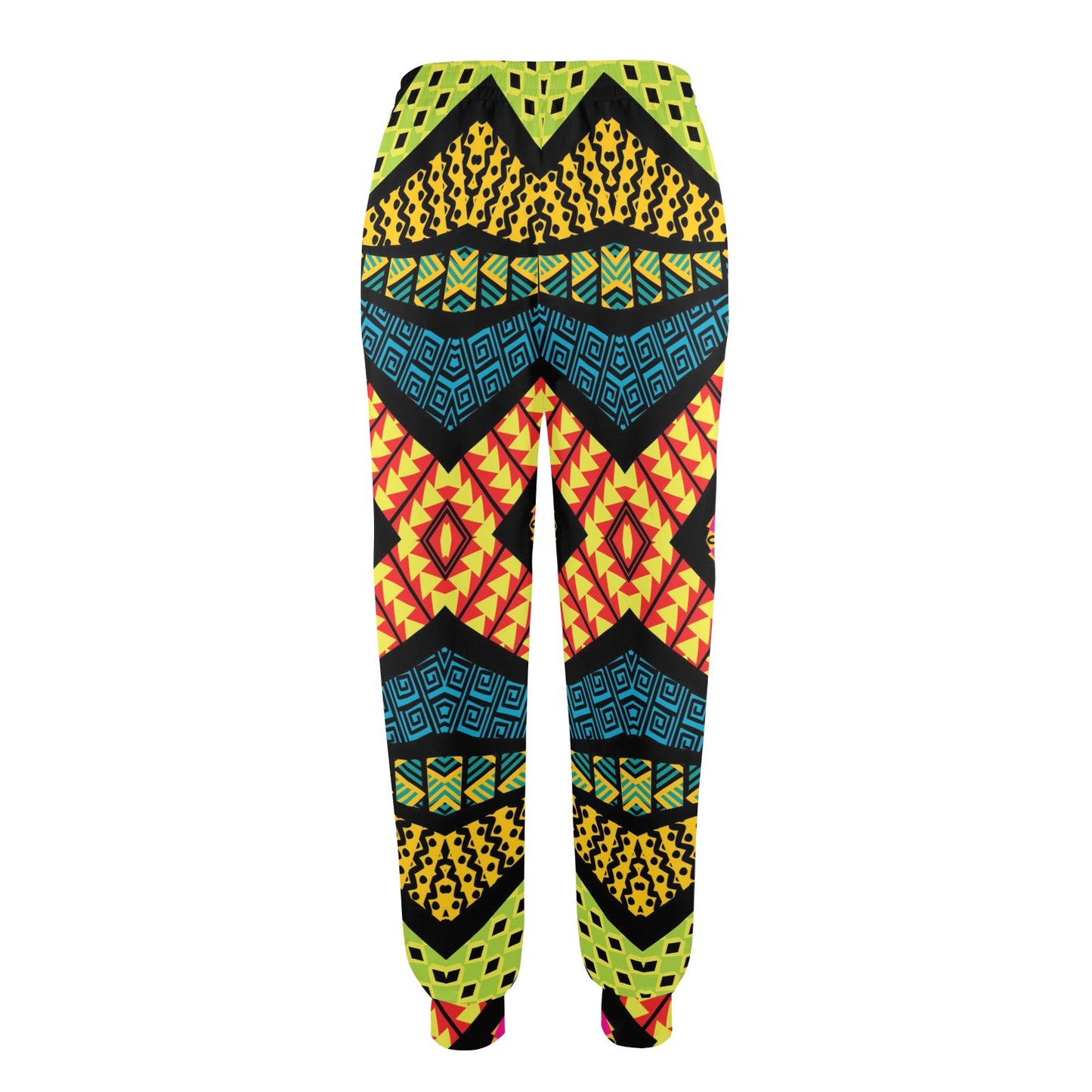 Kaleidoscope Pattern Print Design 05 Women's Casual Track Pants
