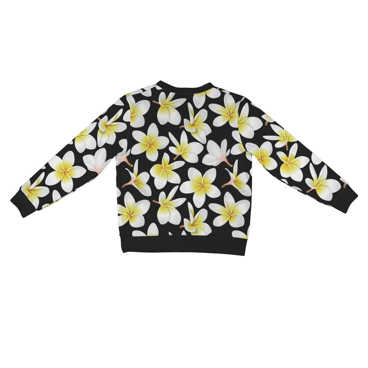 Yellow Plumeria Hawaiian Flowers Women's Cardigan