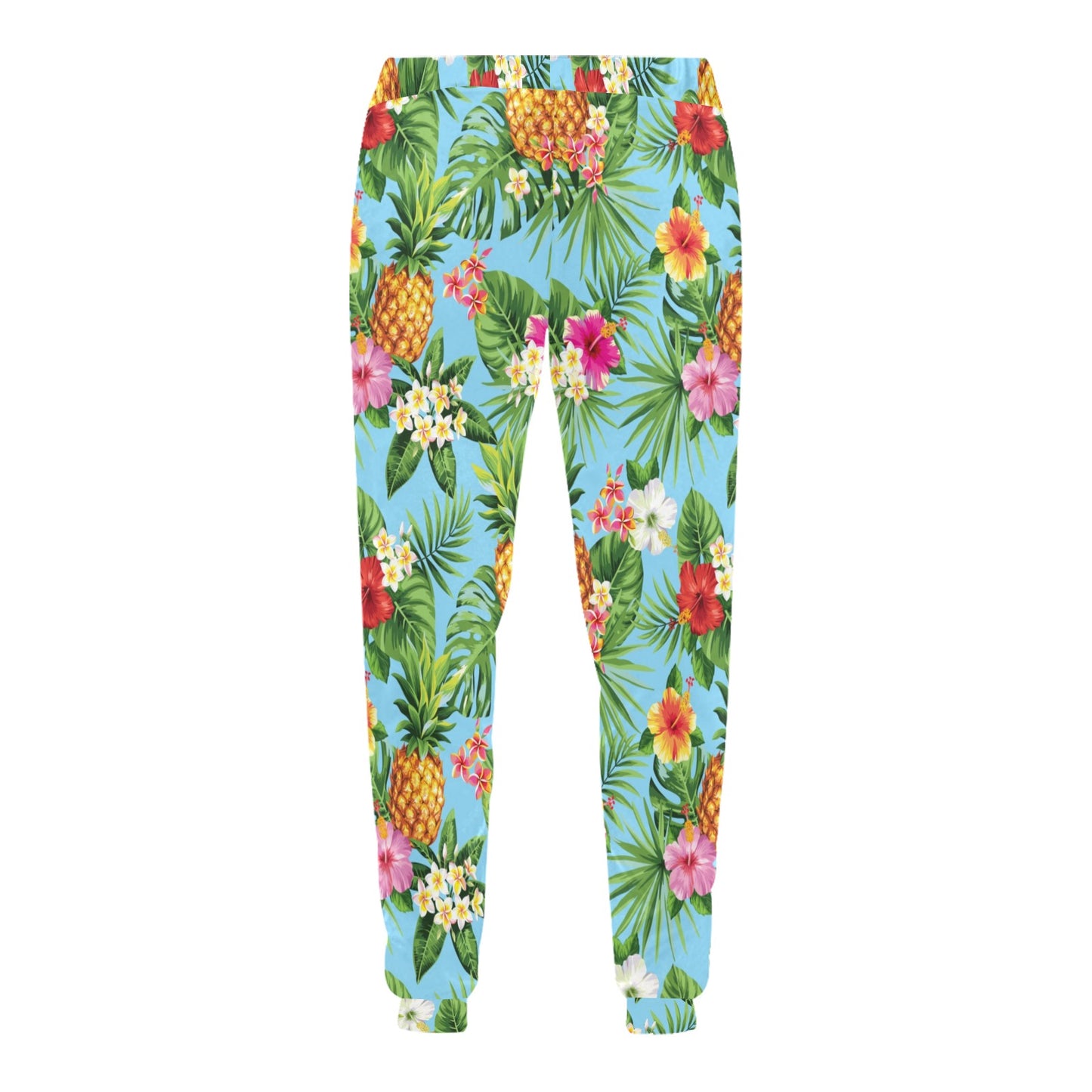 Pineapple Hawaiian flower Tropical Men's Sweatpants