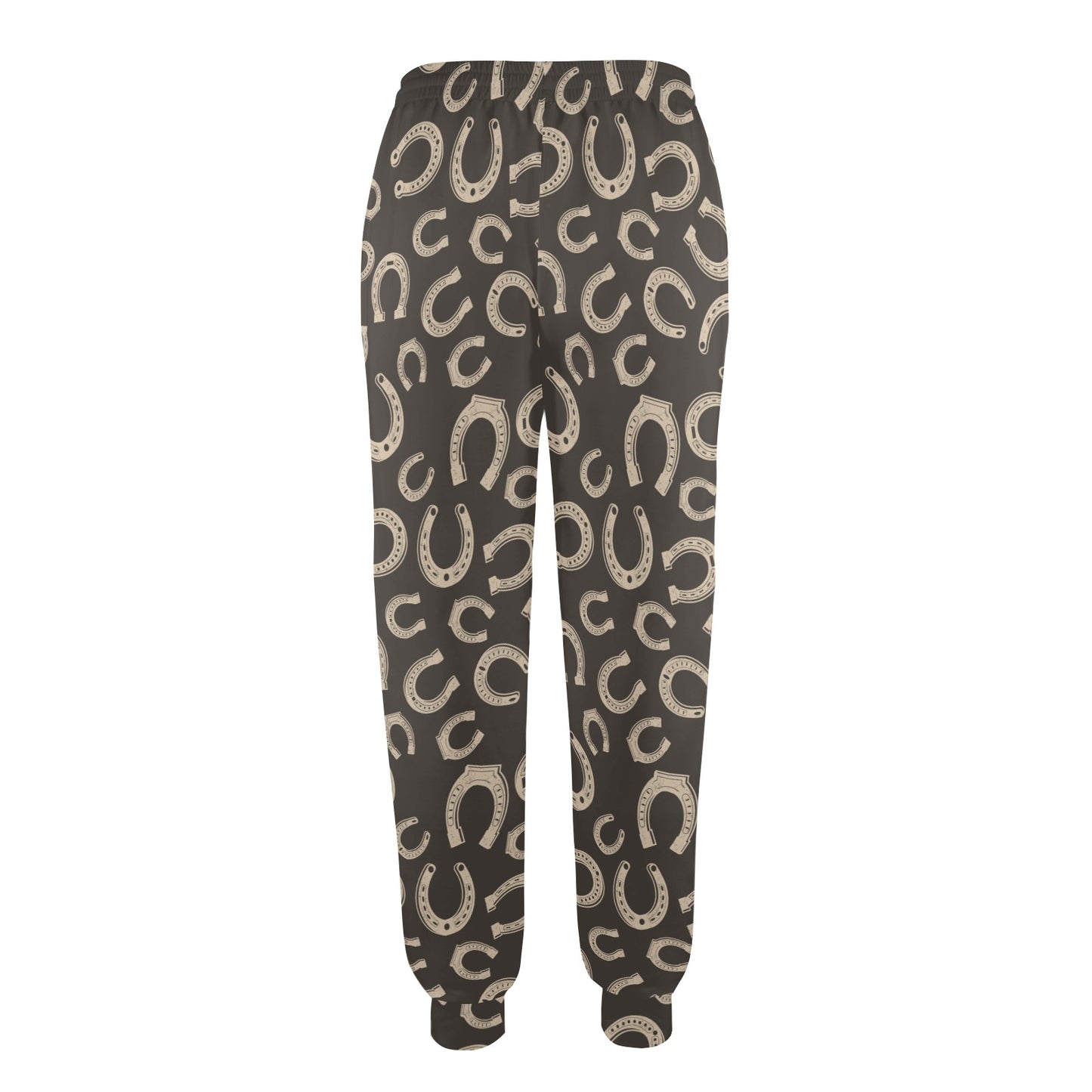 Horseshoe Print Design LKS303 Women's Casual Track Pants