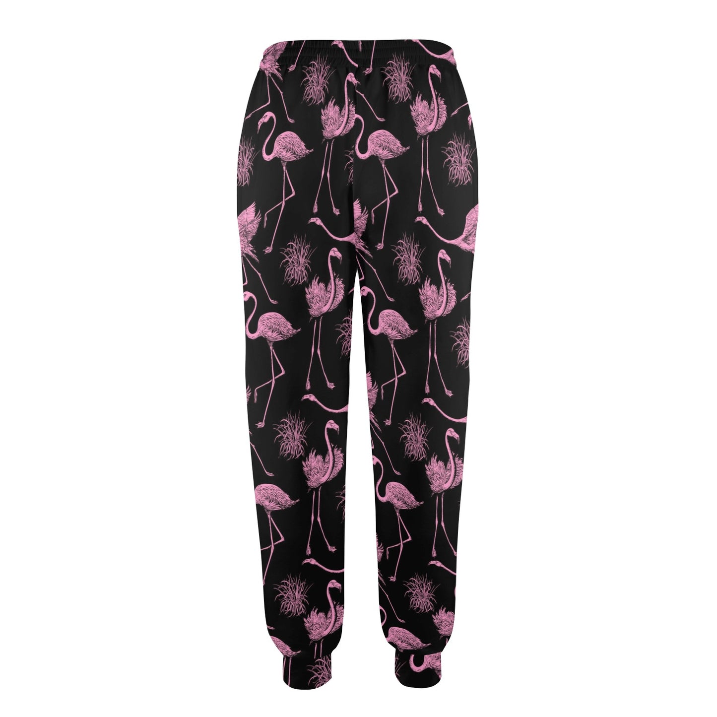 Flamingo Pink Print Pattern Women's Casual Track Pants