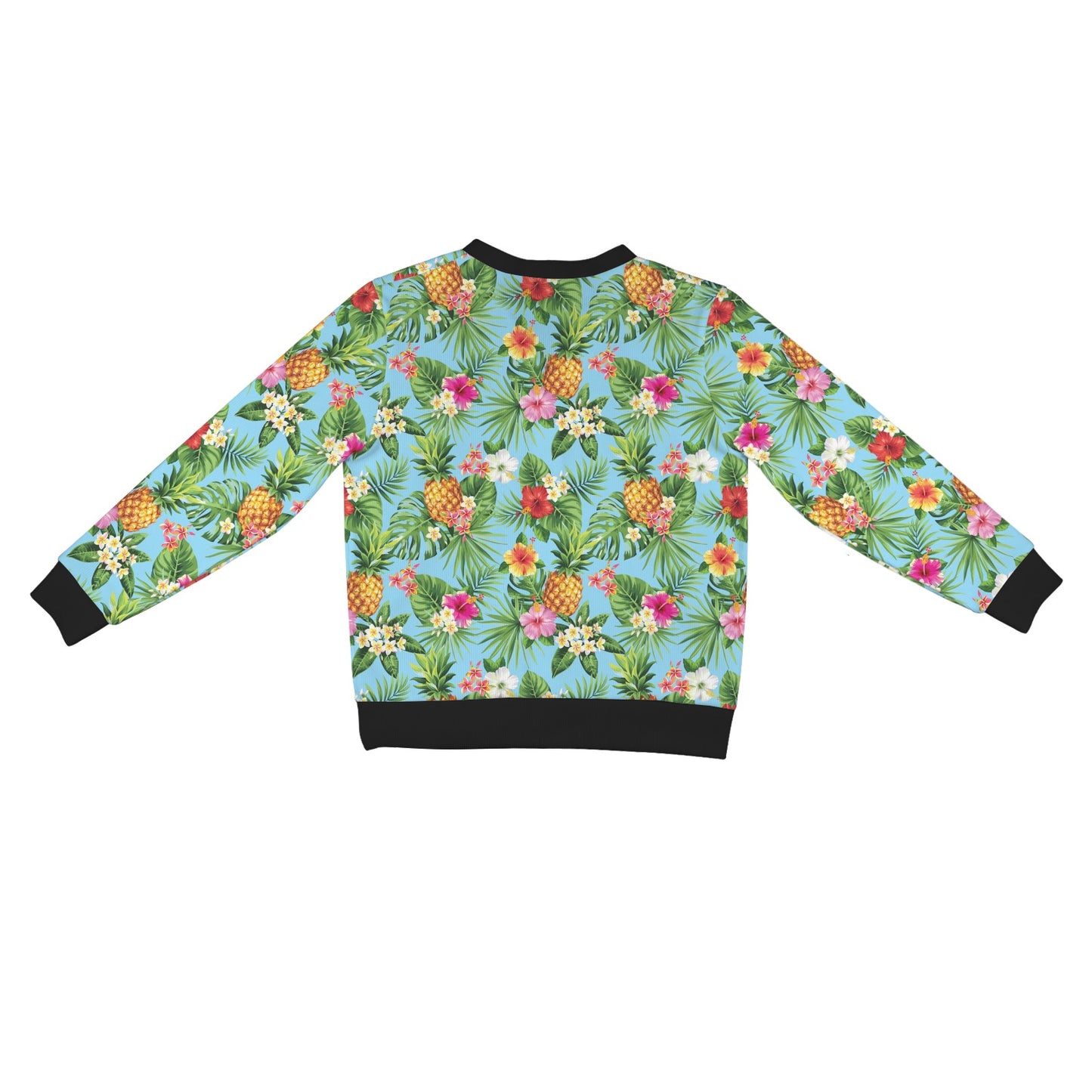 Pineapple Hawaiian flower Tropical Women's Cardigan