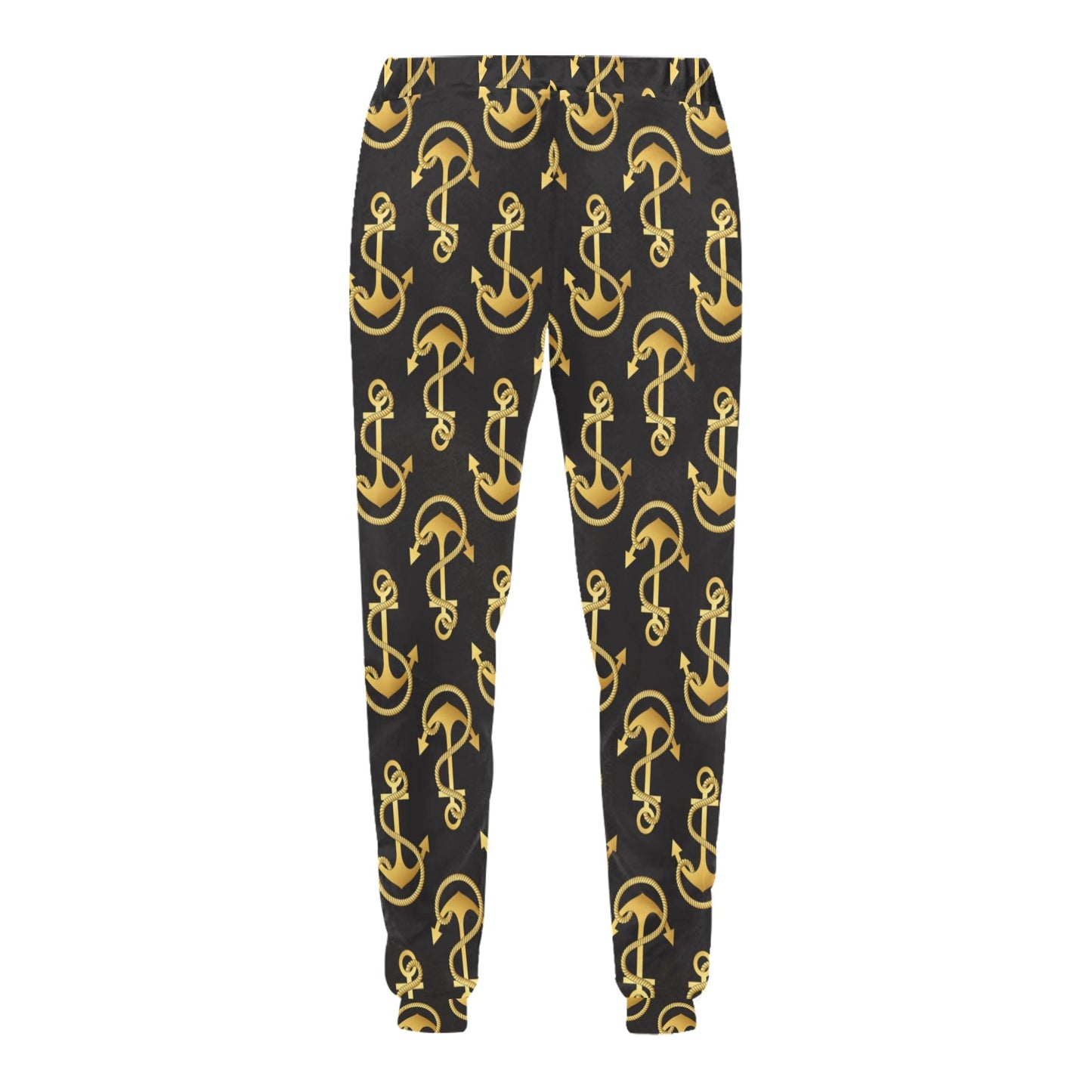 Anchor Gold Pattern Men's Sweatpants