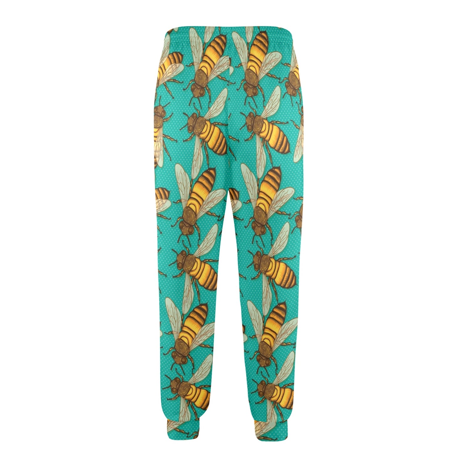 Bee Pattern Print Design BEE04 Men's Casual Track Pants