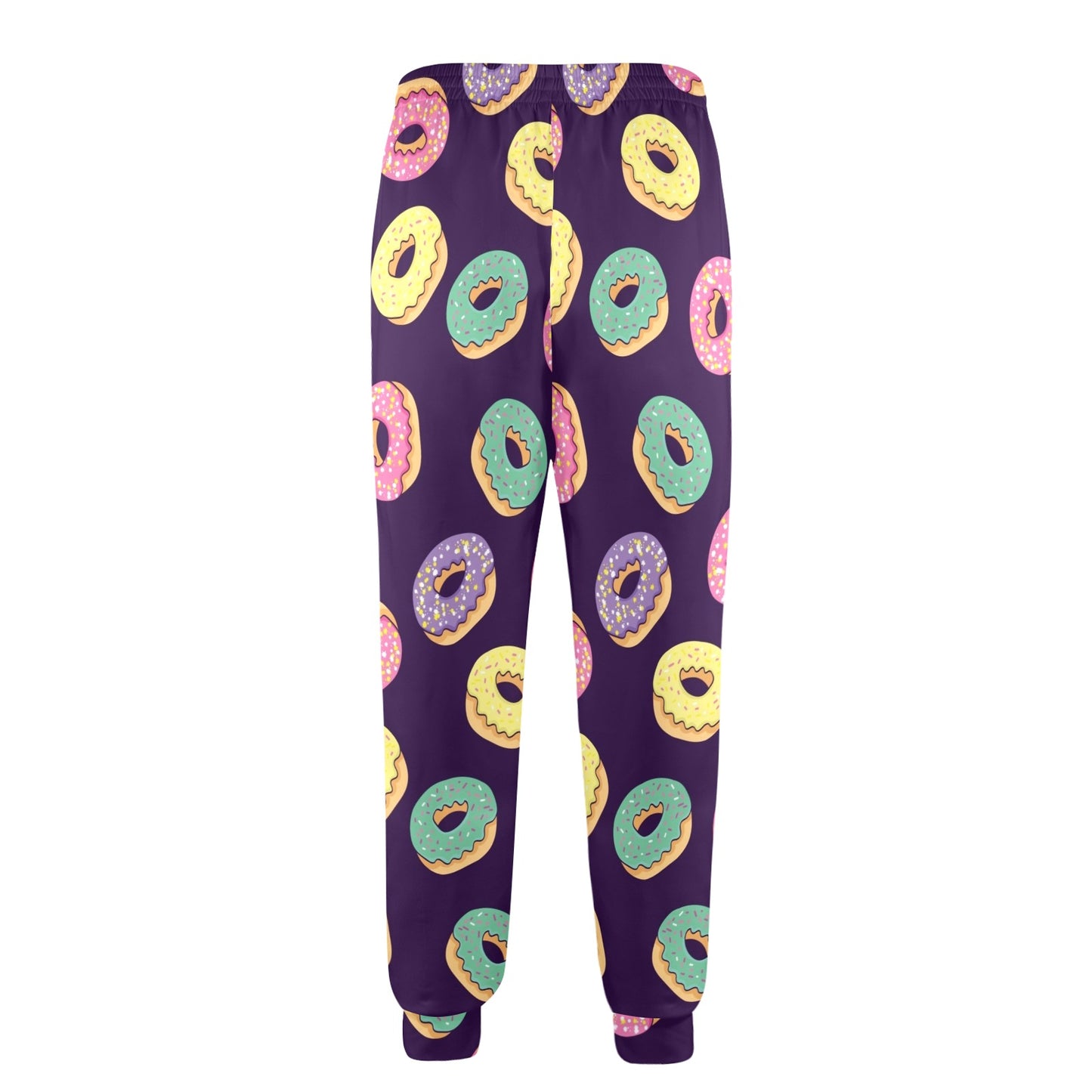 Donut Pattern Print Design DN08 Men's Casual Track Pants